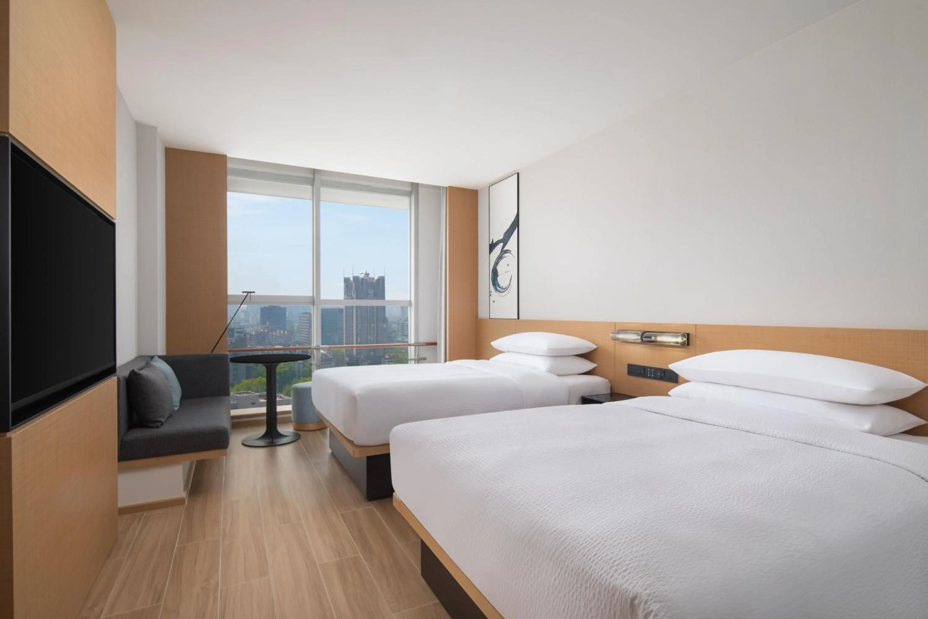 Photo of the whole room, Bed in Fairfield by Marriott Hangzhou Wulin Square, China