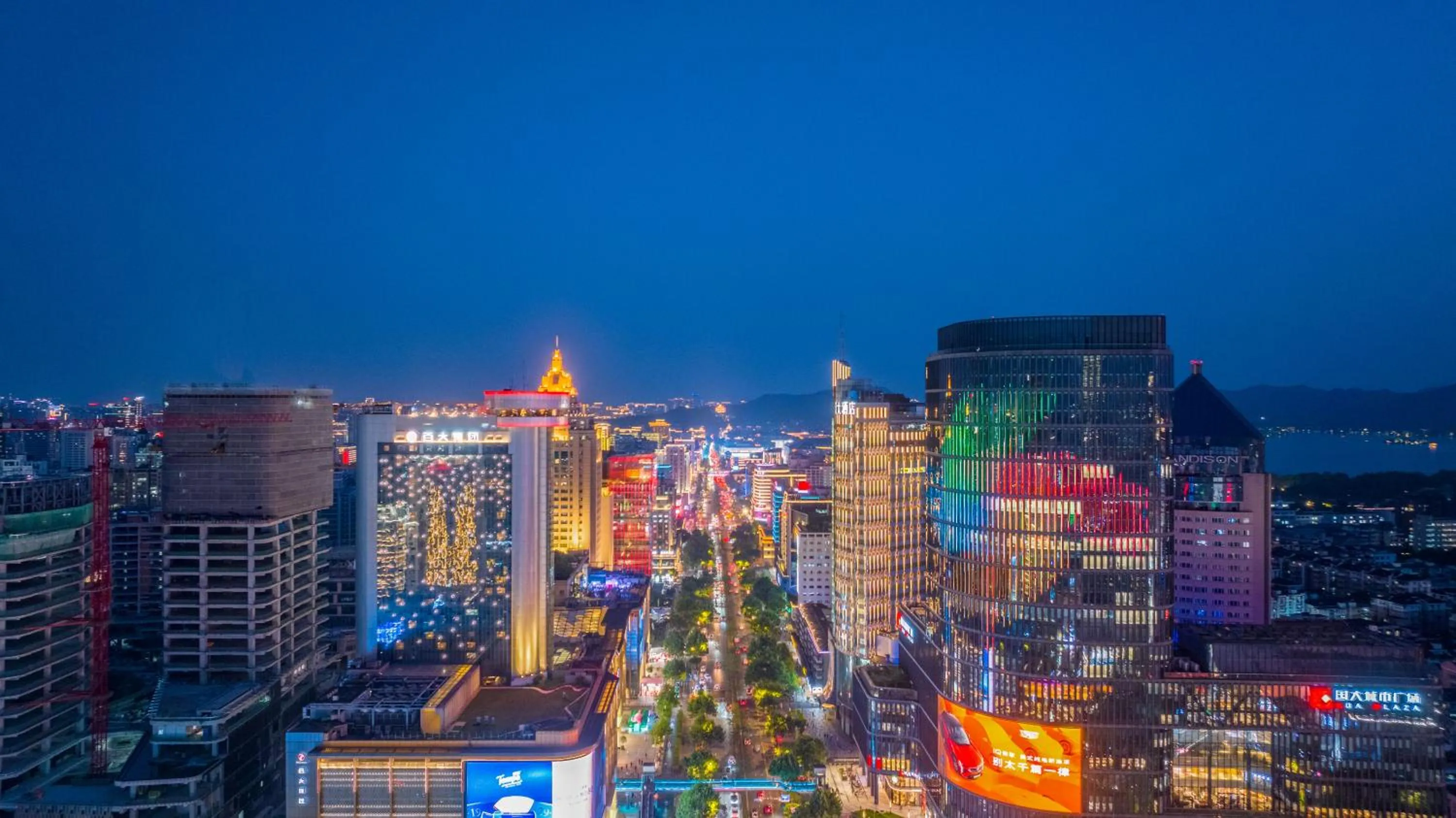 Night in Fairfield by Marriott Hangzhou Wulin Square, China