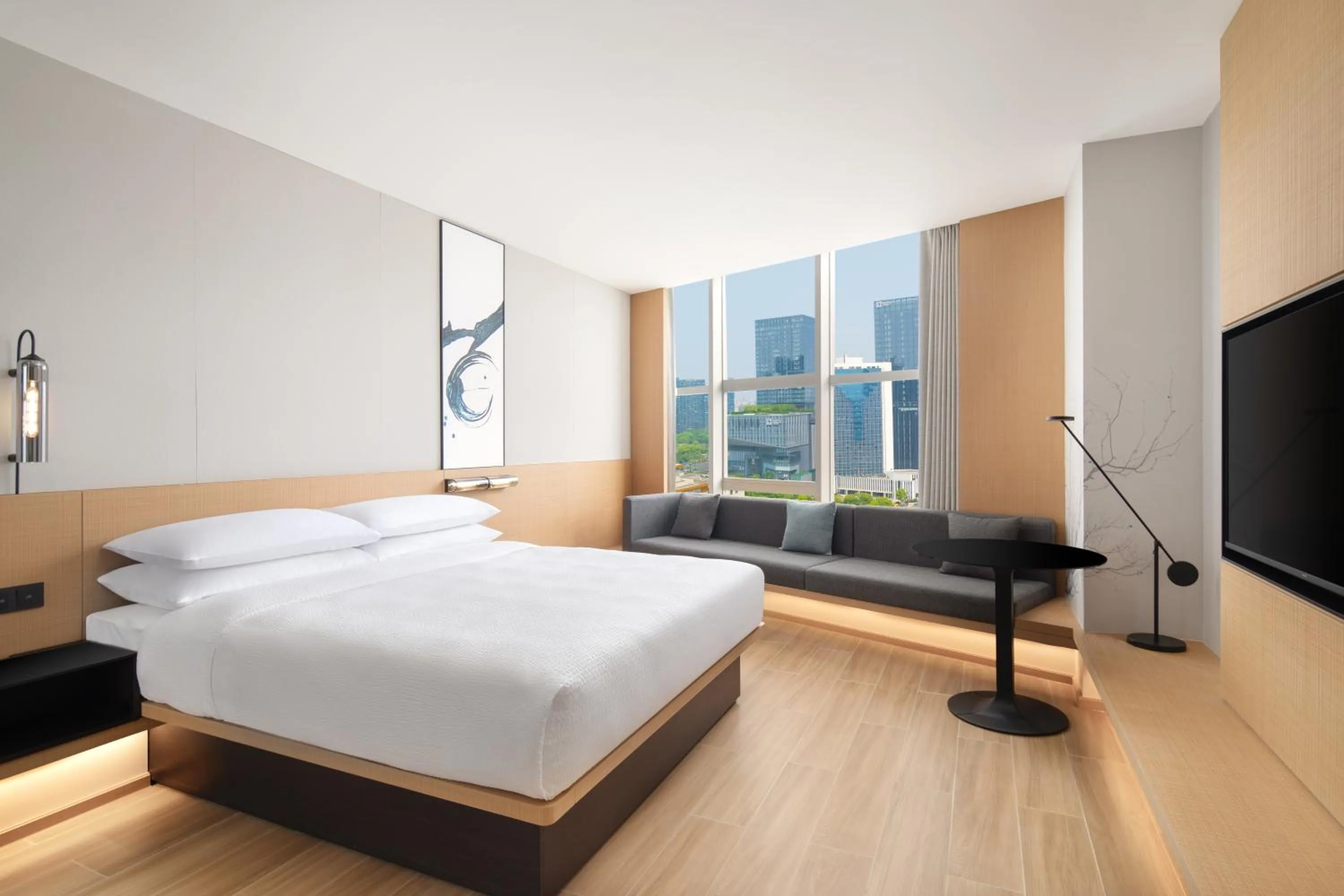 Bedroom, Bed in Fairfield by Marriott Hangzhou Wulin Square, China