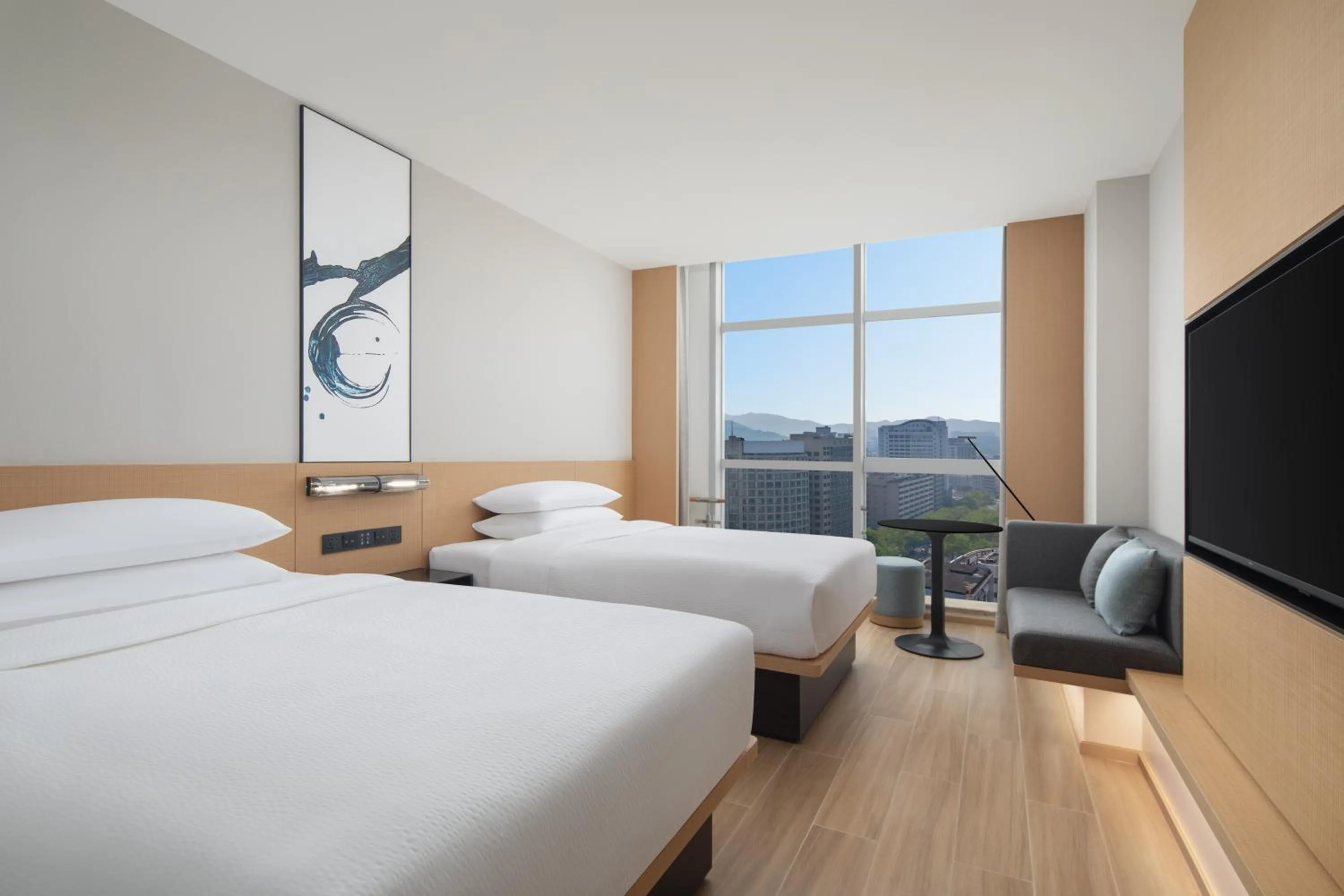 Bedroom, Bed in Fairfield by Marriott Hangzhou Wulin Square, China