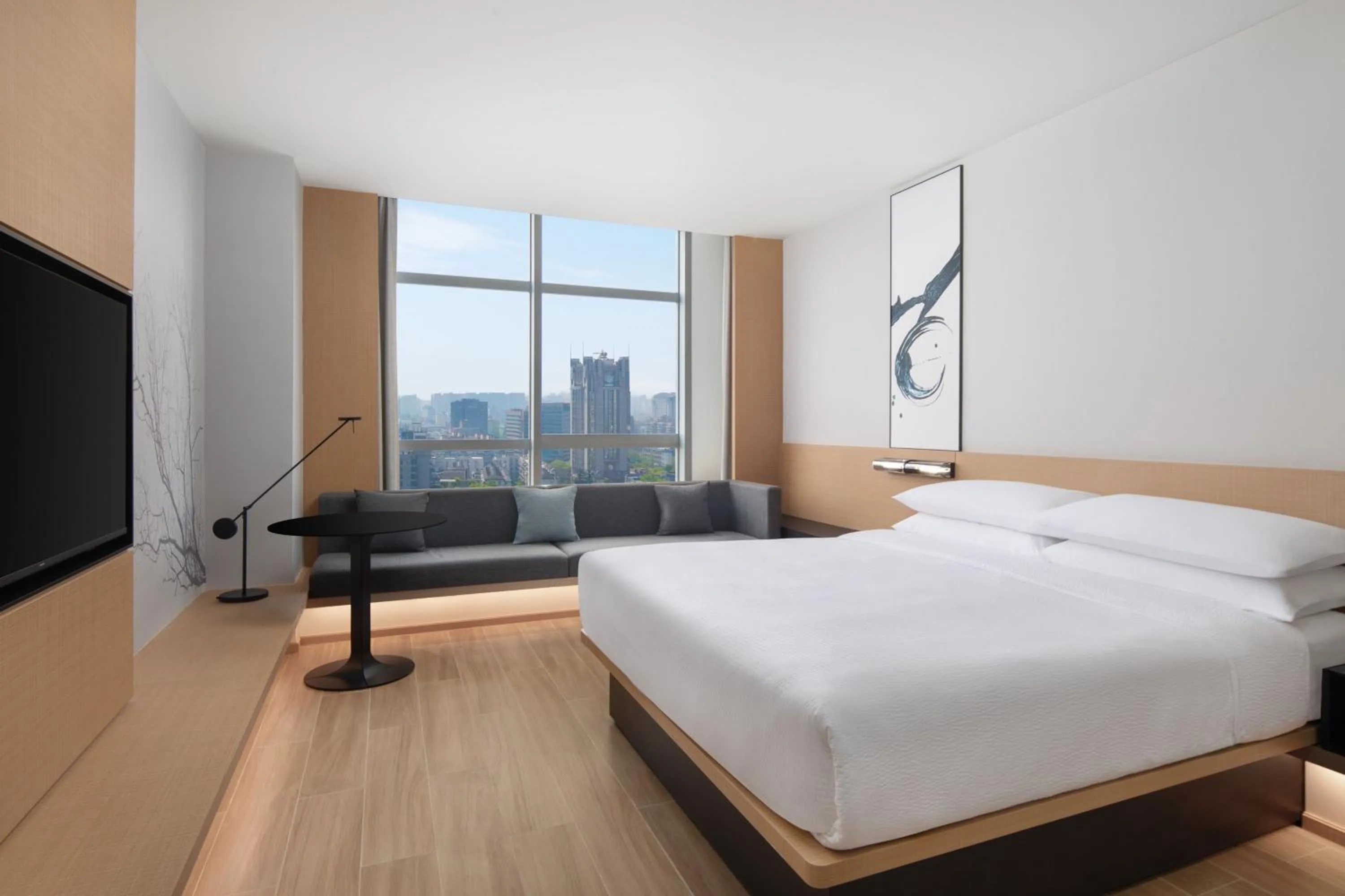 Photo of the whole room, Bed in Fairfield by Marriott Hangzhou Wulin Square, China