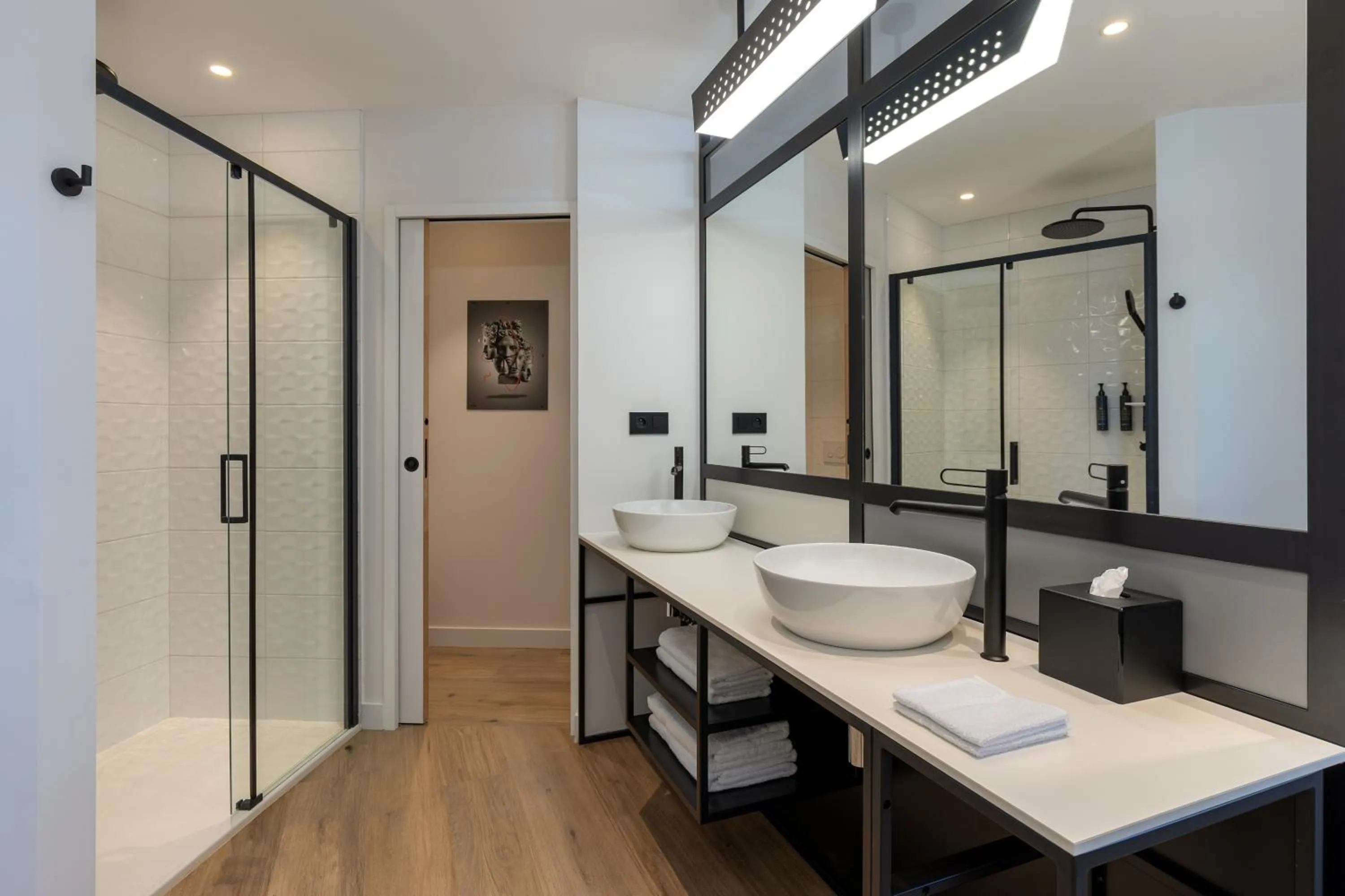 Bathroom in Aloft Hotel, By Marriott