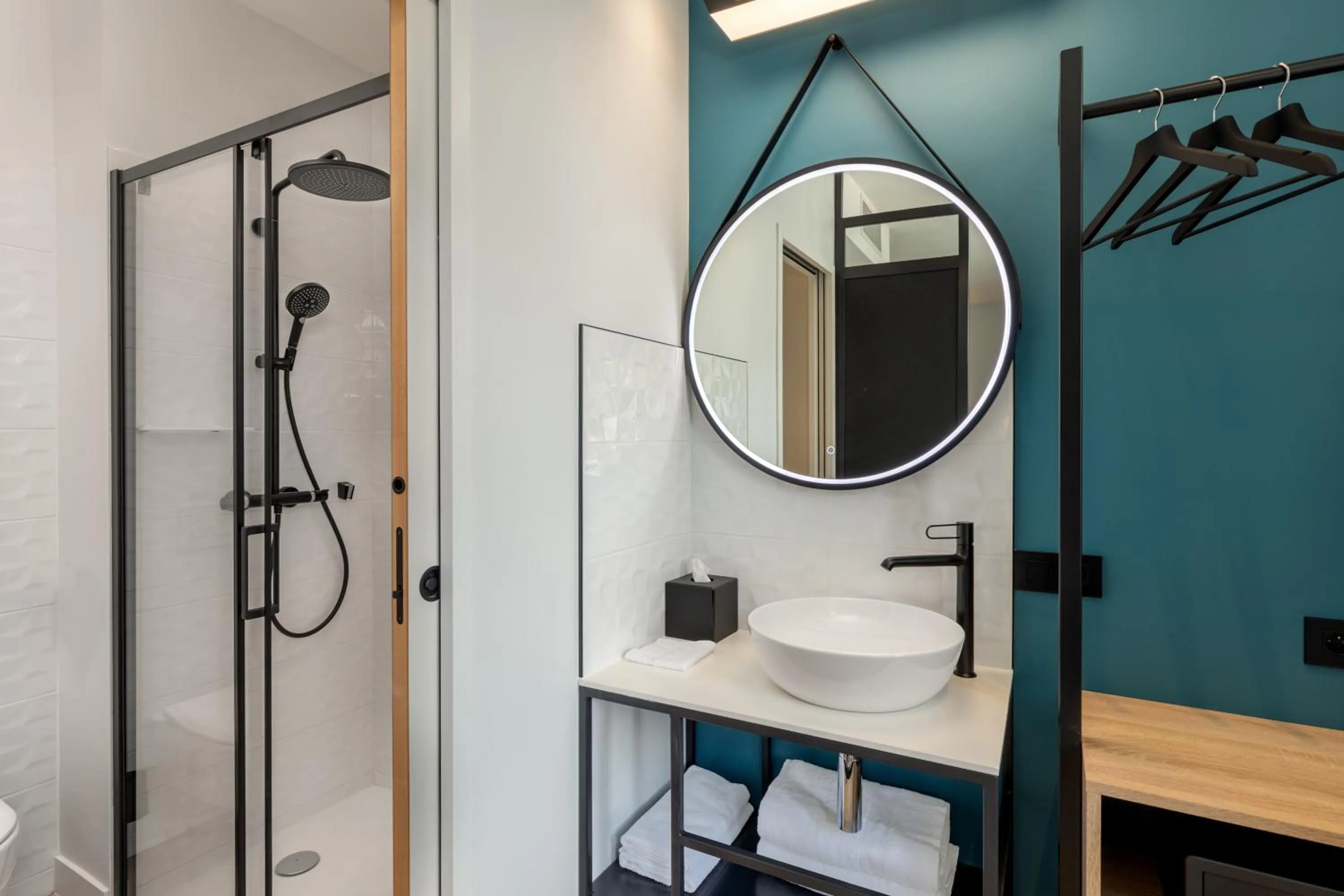 Bathroom in Aloft Hotel, By Marriott