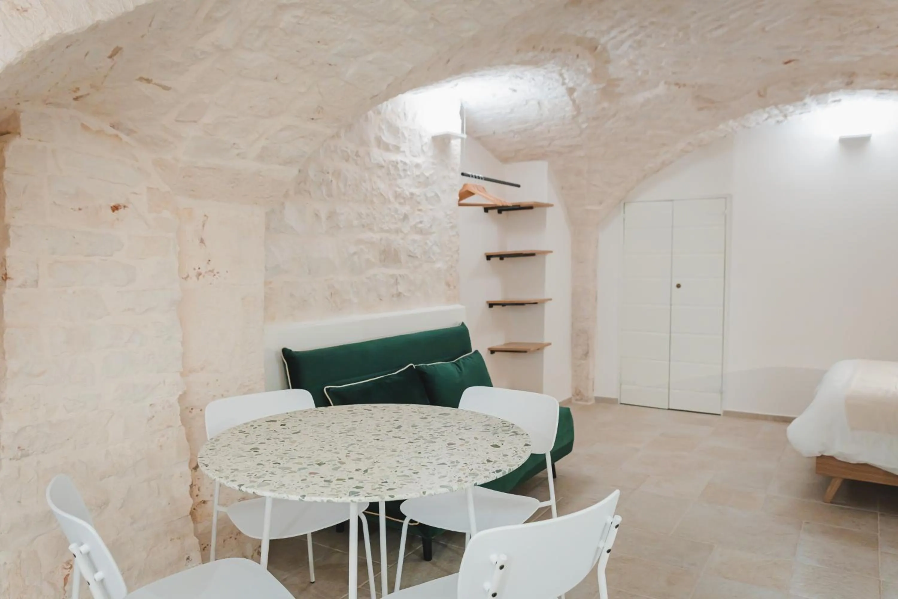 Living room, Bed in Dimore Bianche Santa Chiara