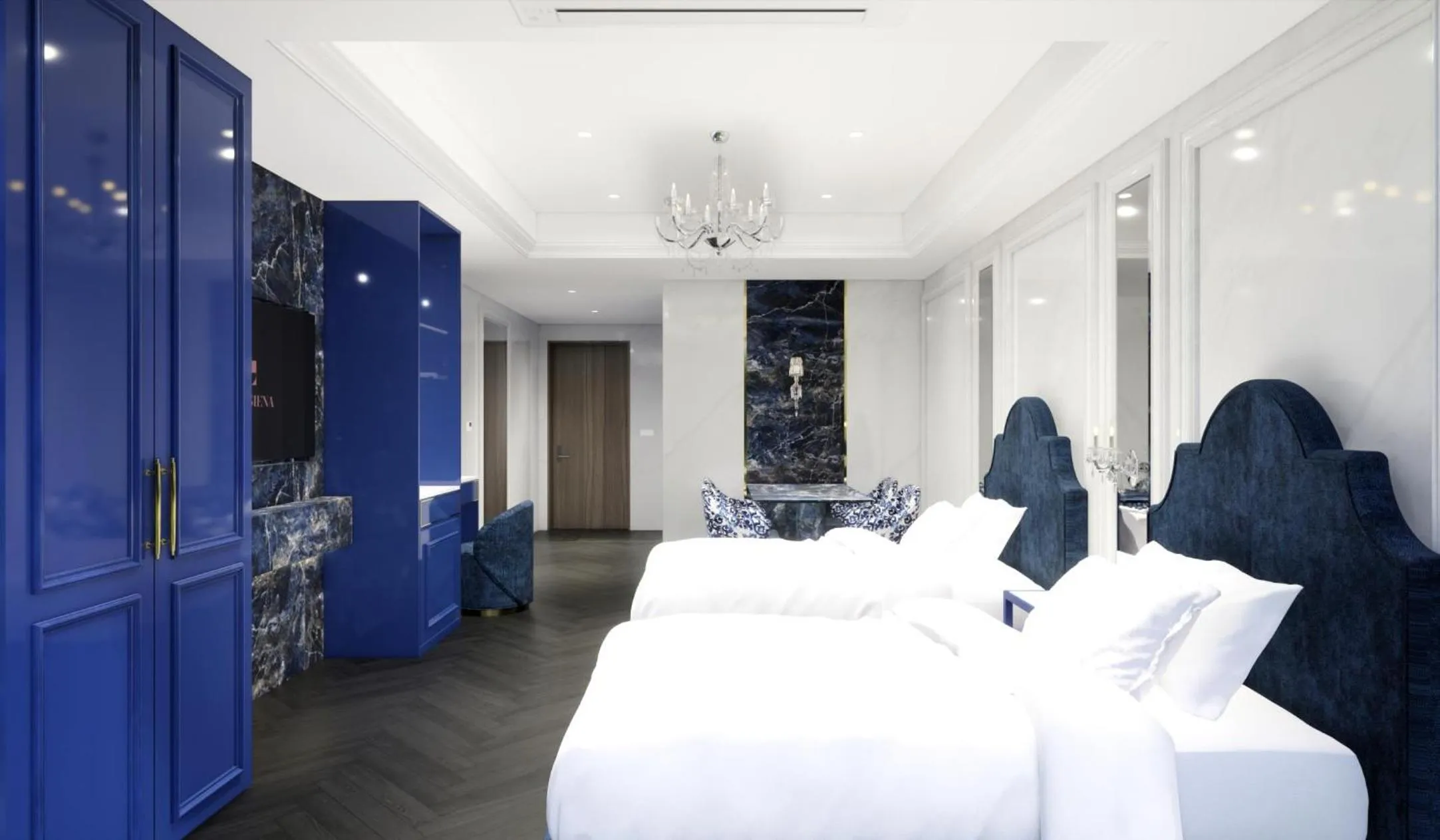 Bed in Hotel Toscana