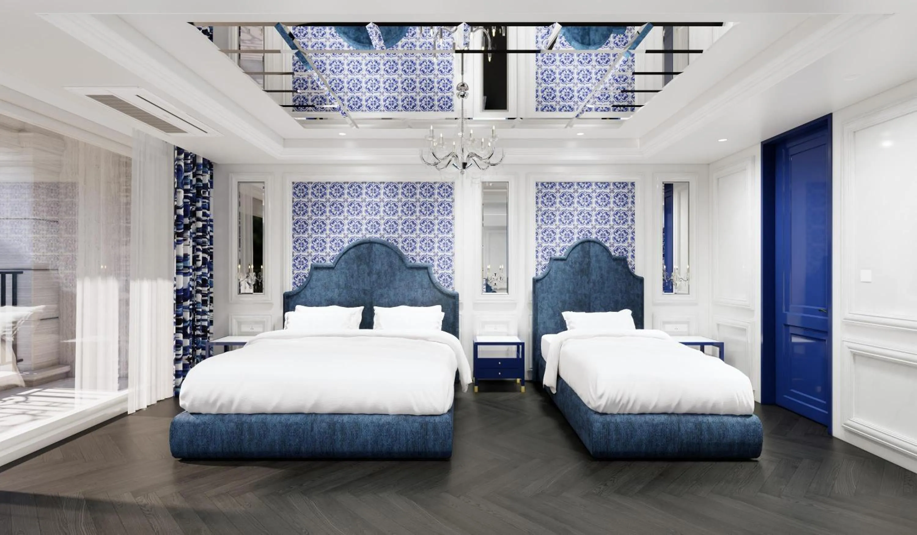 Bed in Hotel Toscana