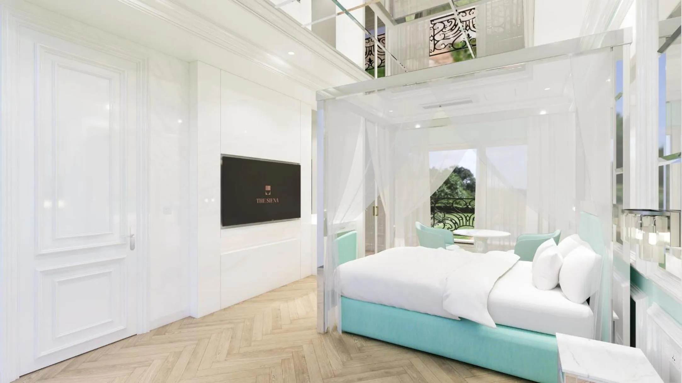 Bed in Hotel Toscana