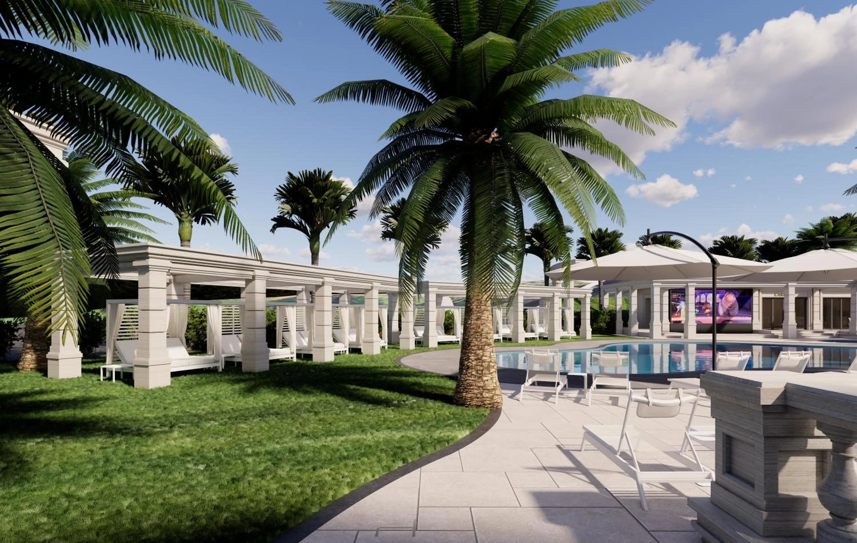 Swimming pool in Hotel Toscana