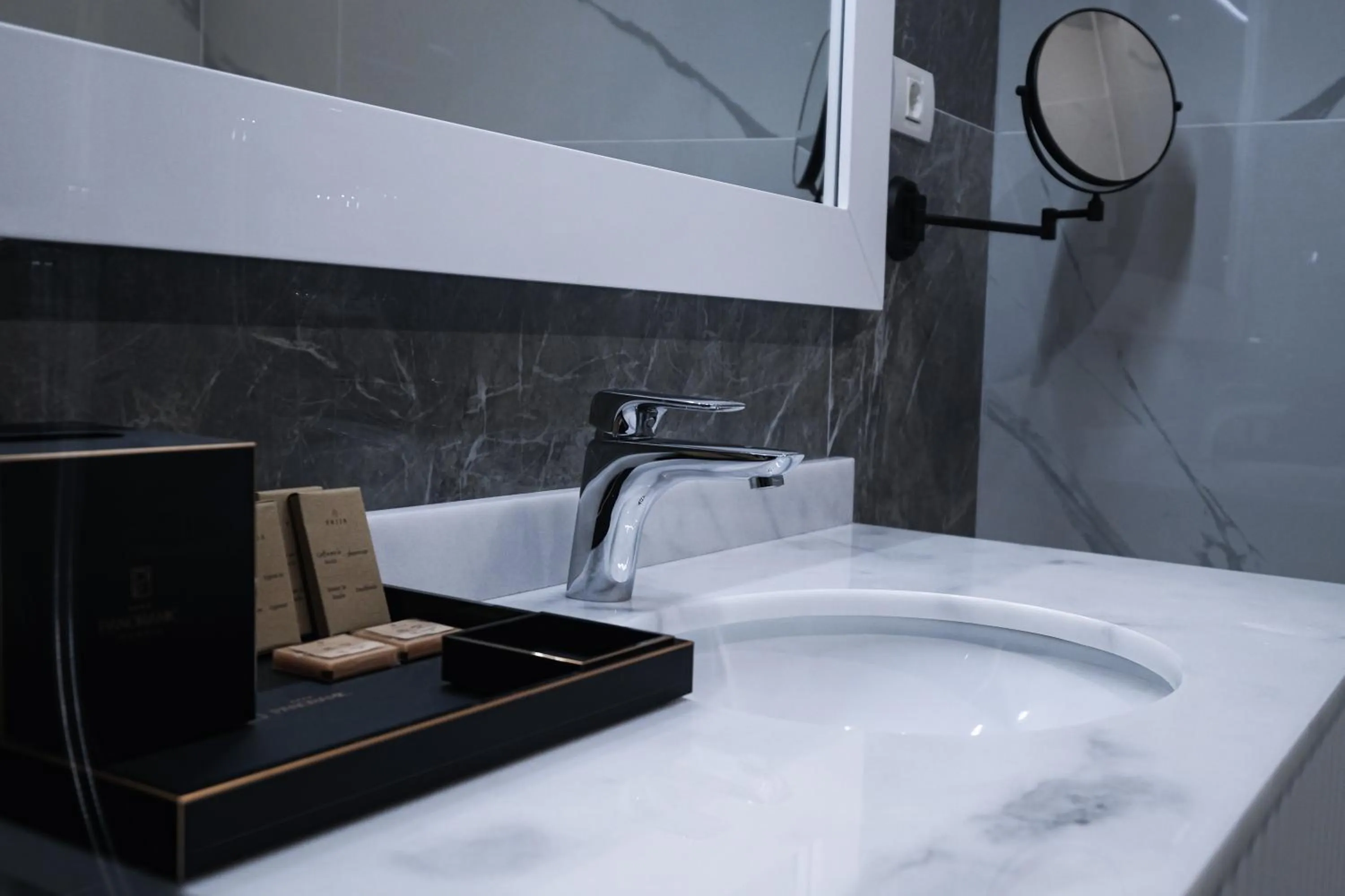 Bathroom in Panoramic Mamaia Hotel