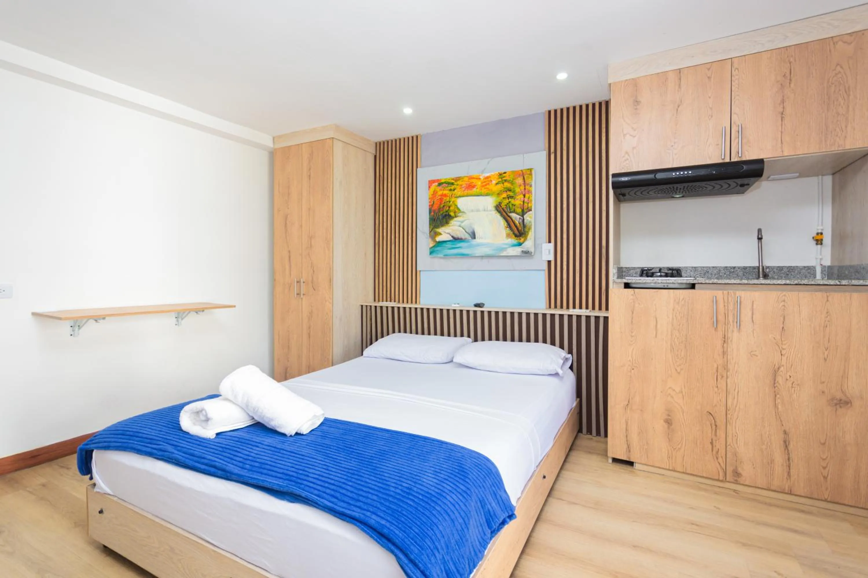 Bed in Hotel Lares 70 Laureles