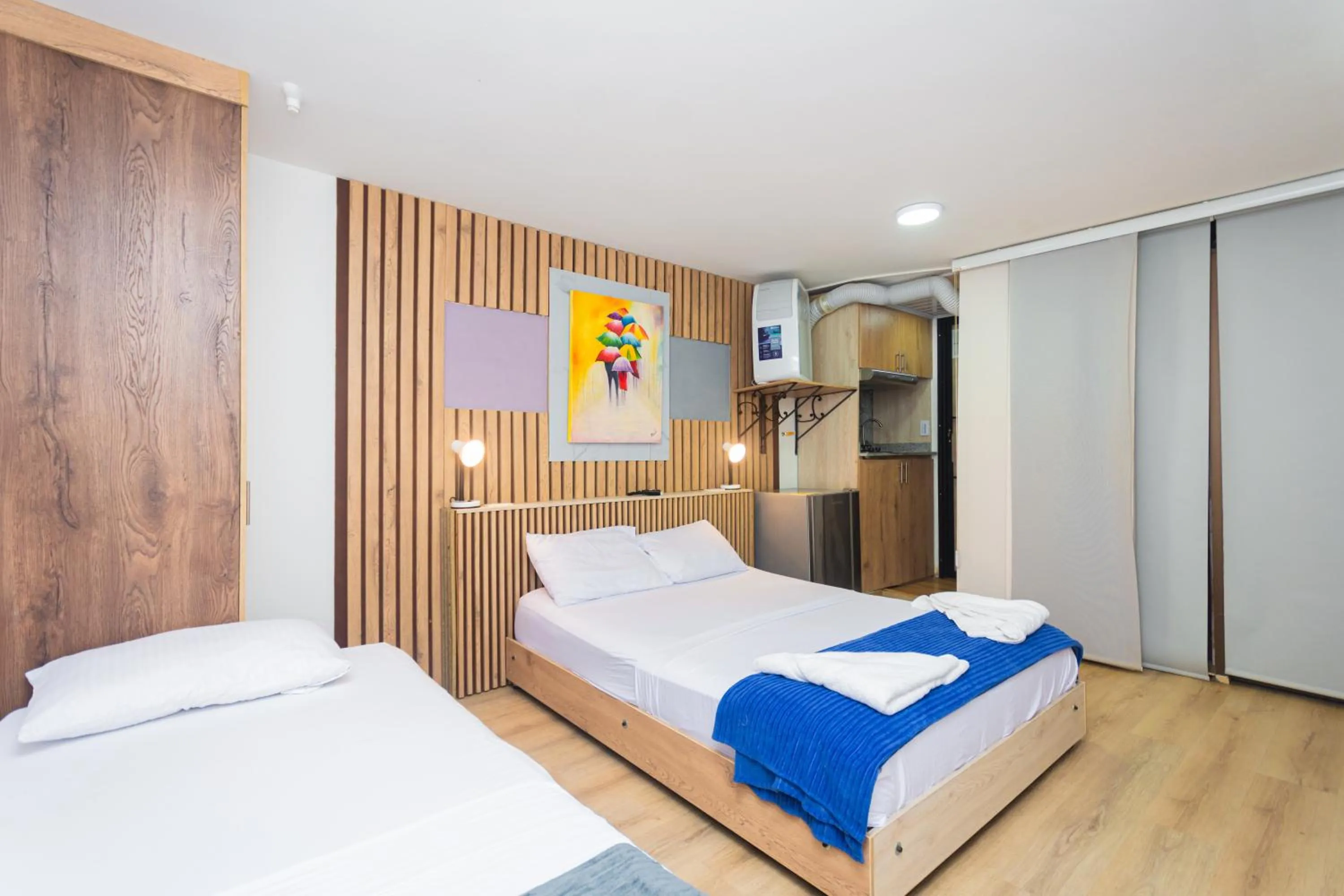 Bed in Hotel Lares 70 Laureles