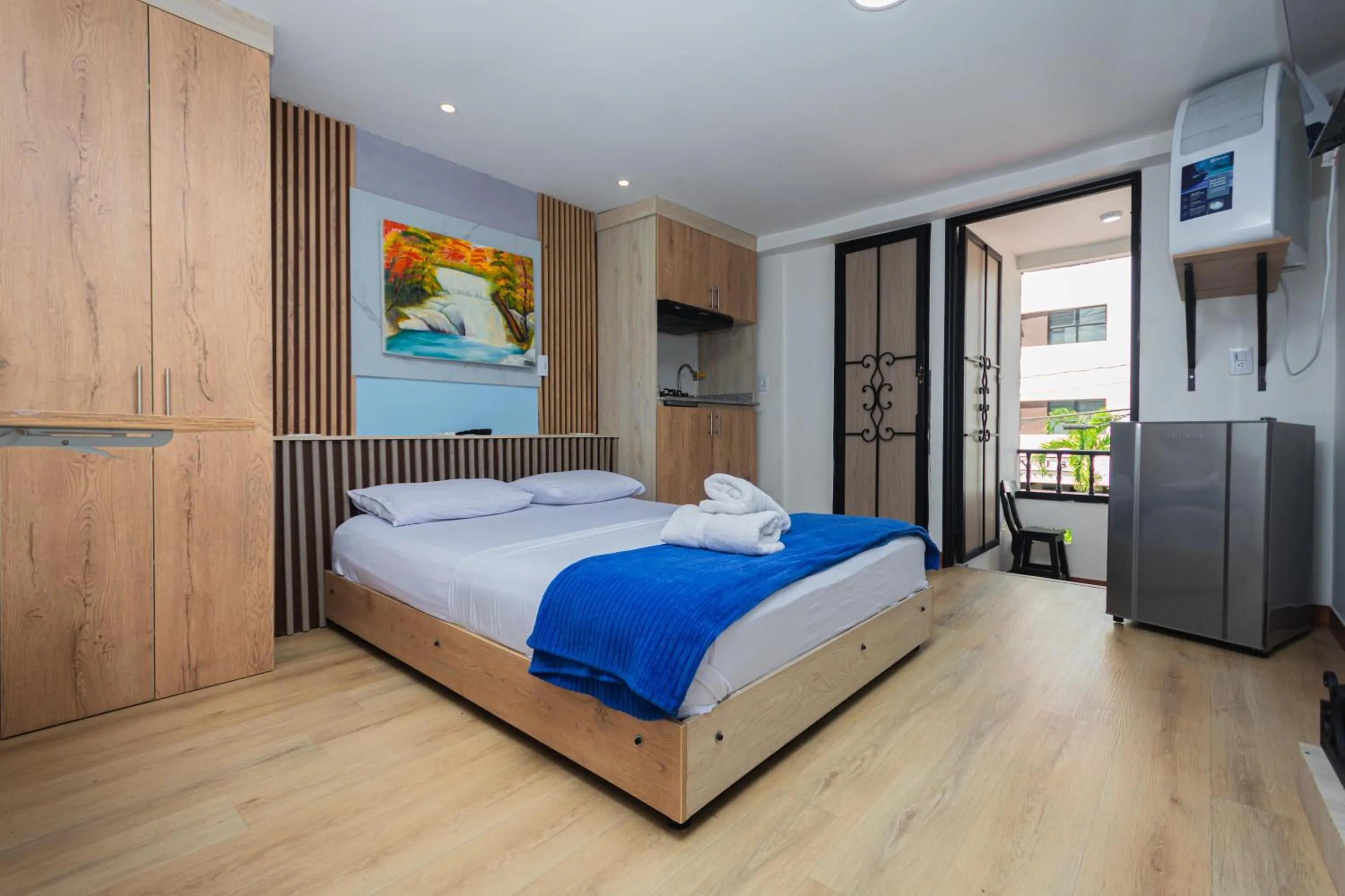 Bed in Hotel Lares 70 Laureles