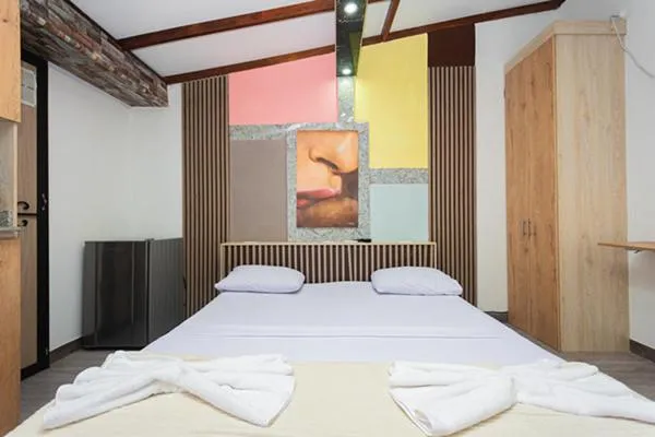 Bed in Hotel Lares 70 Laureles