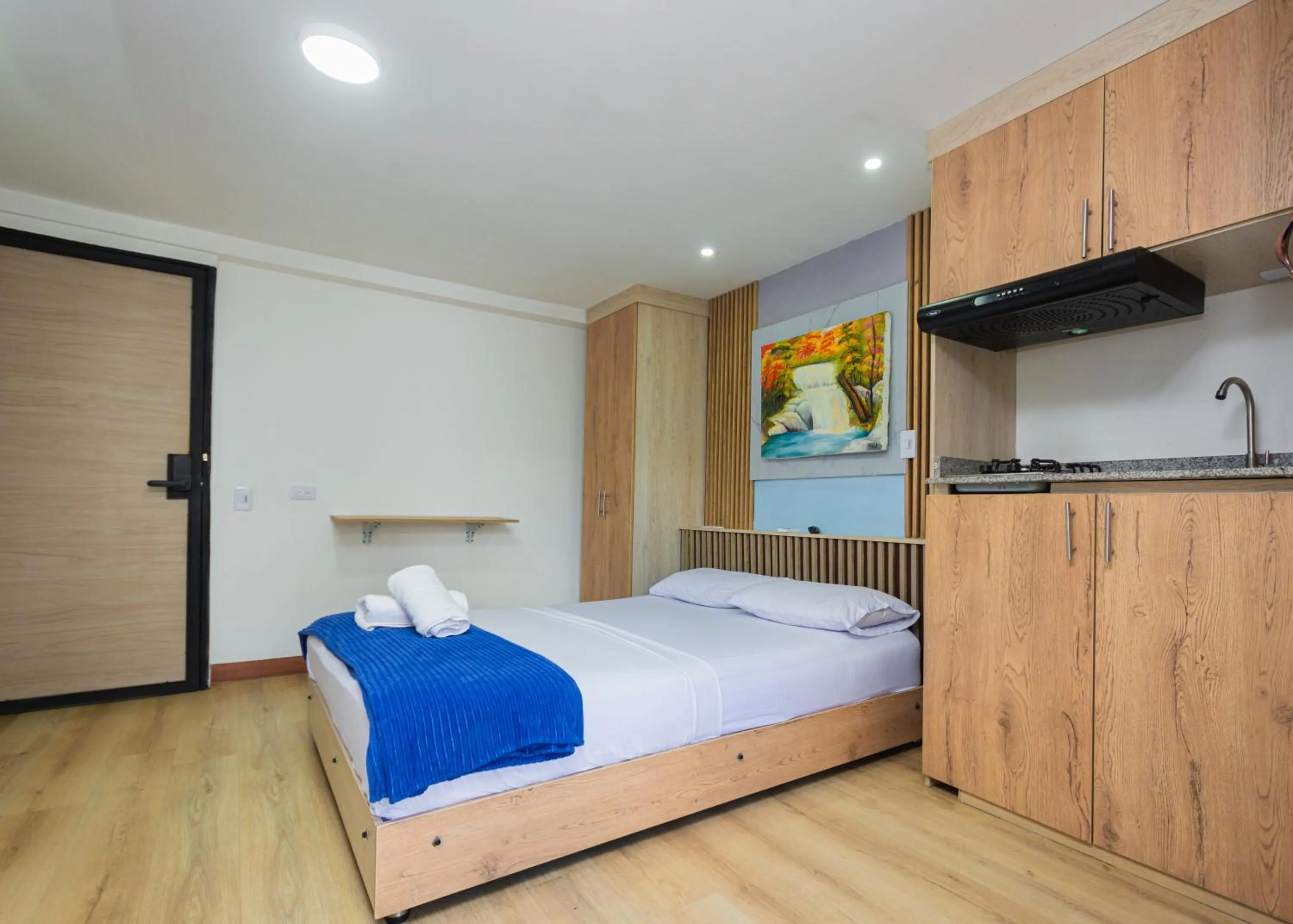 Bed in Hotel Lares 70 Laureles