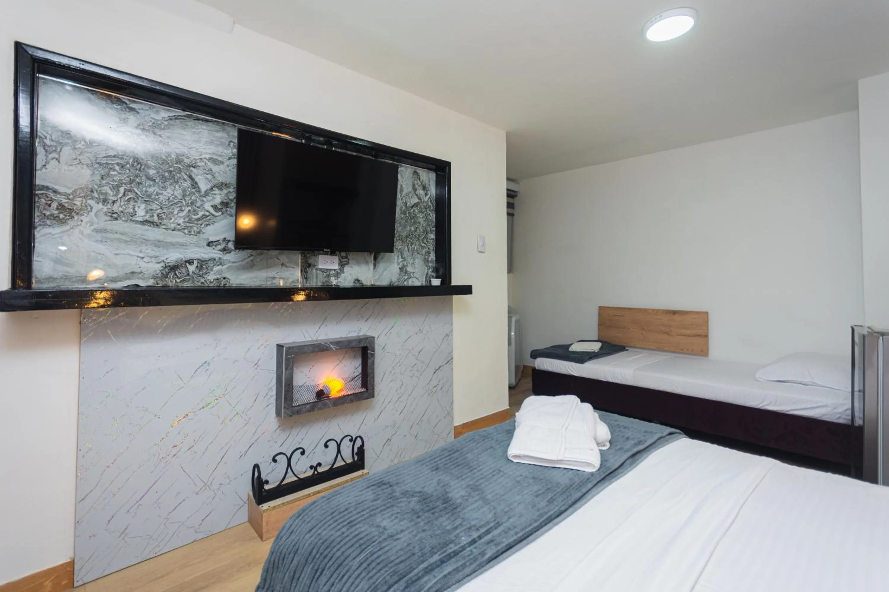 Bed in Hotel Lares 70 Laureles