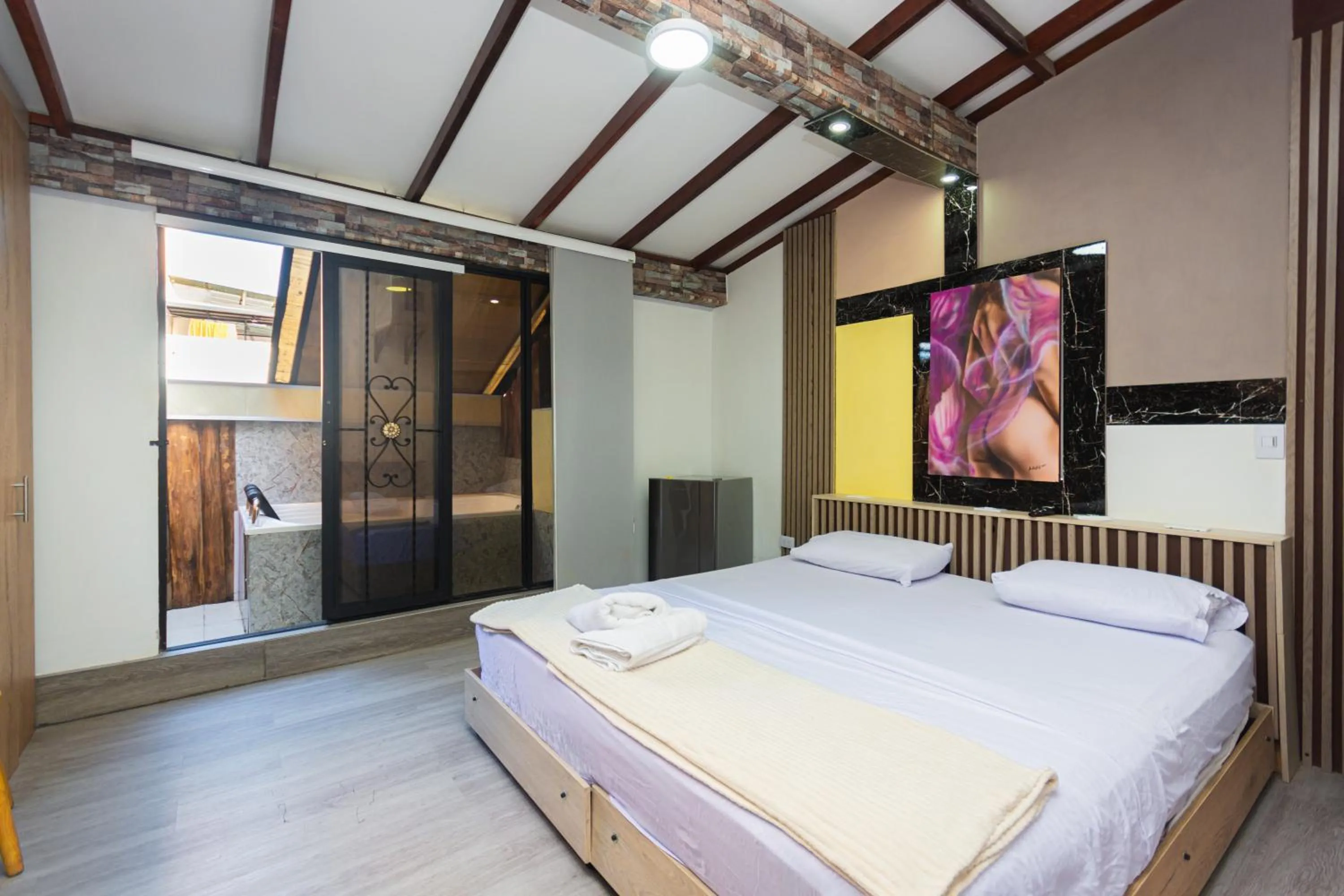 Bed in Hotel Lares 70 Laureles