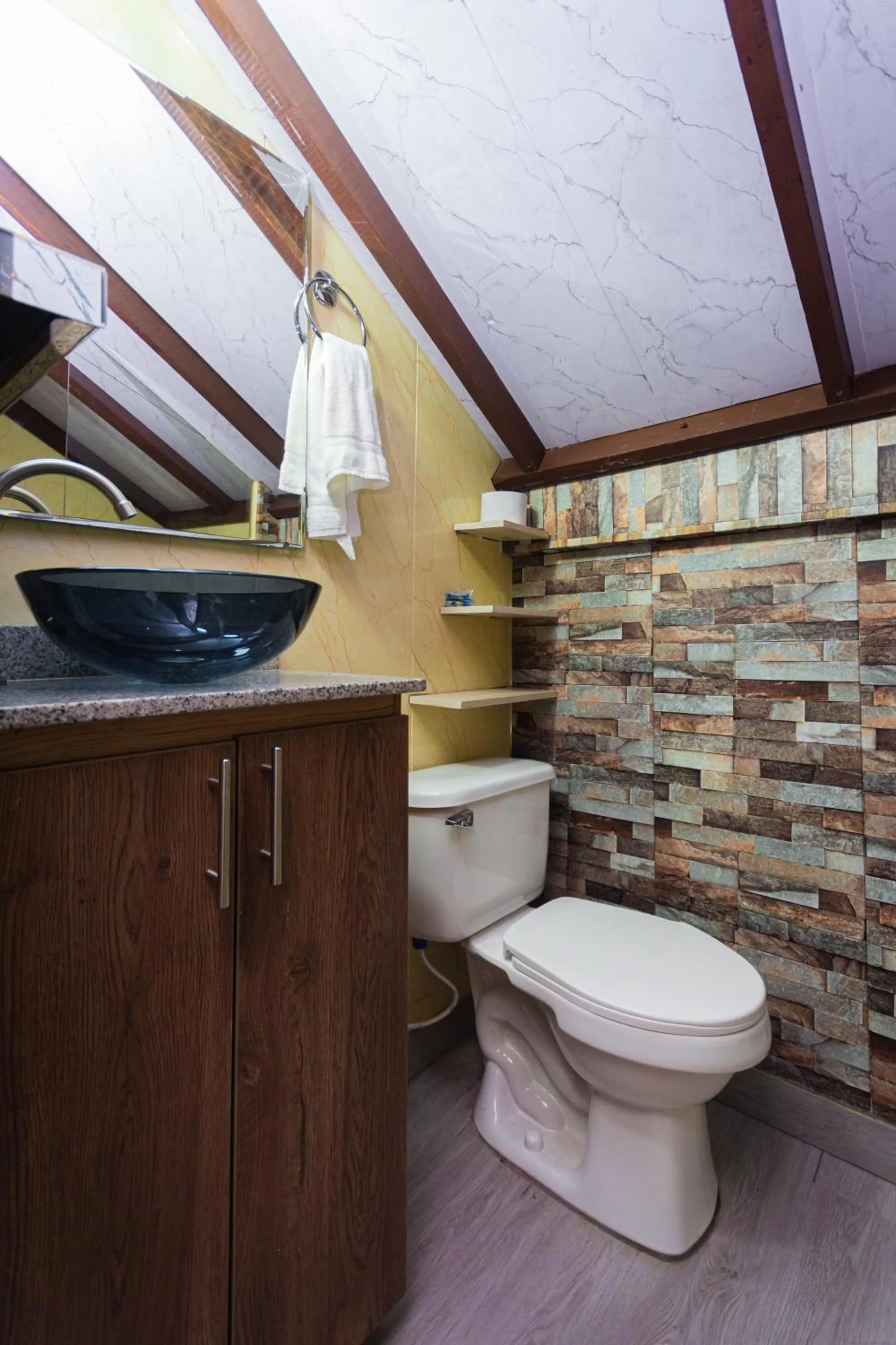 Toilet in Hotel Lares 70 Laureles