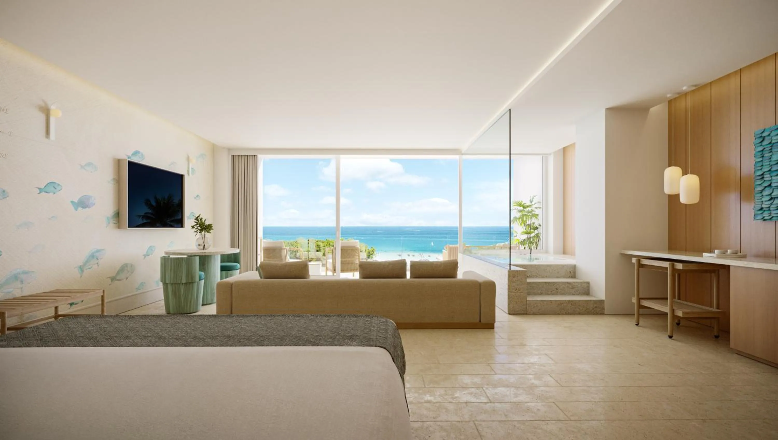 Bedroom in JOIA Aruba by Iberostar