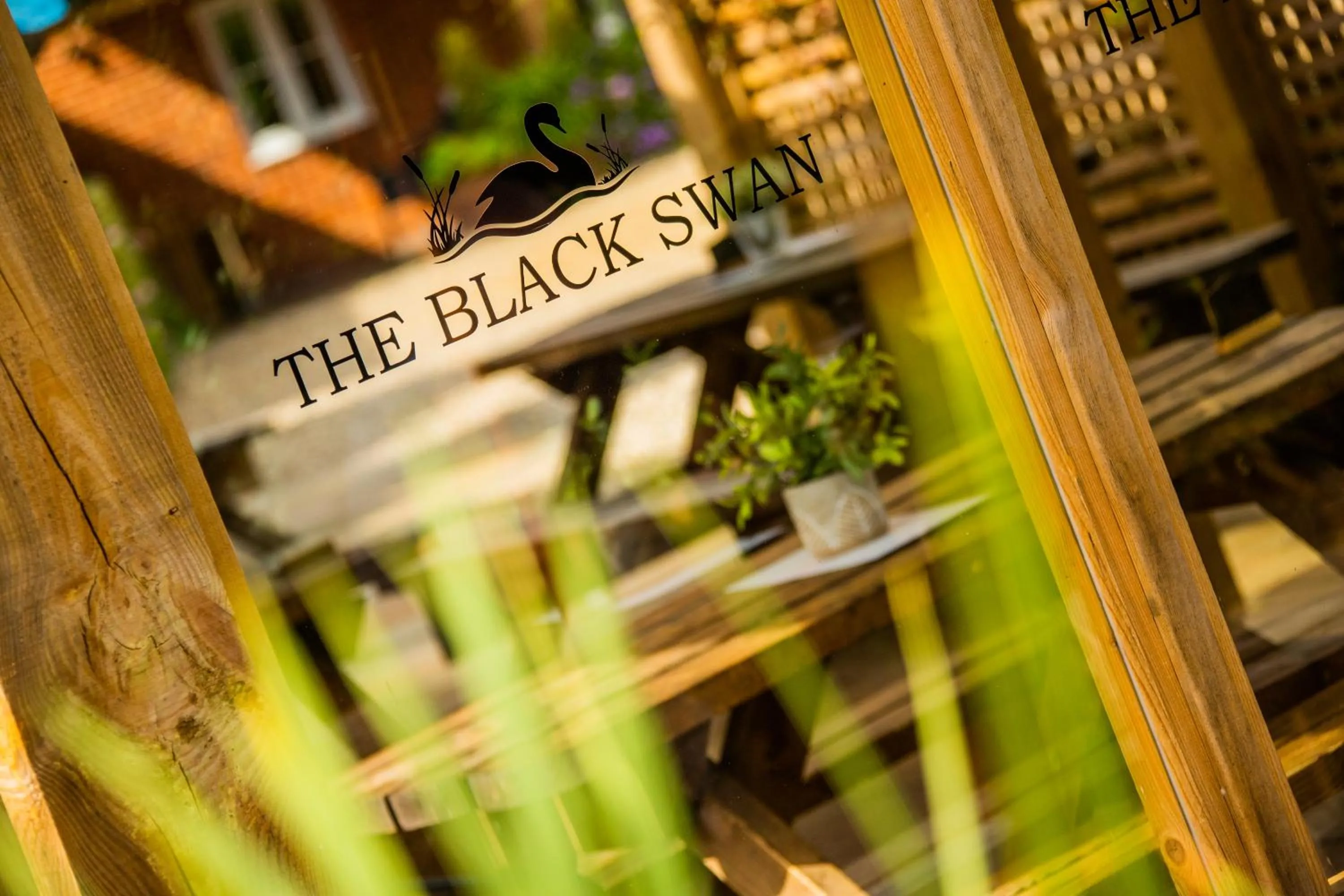 Garden in The Black Swan Inn