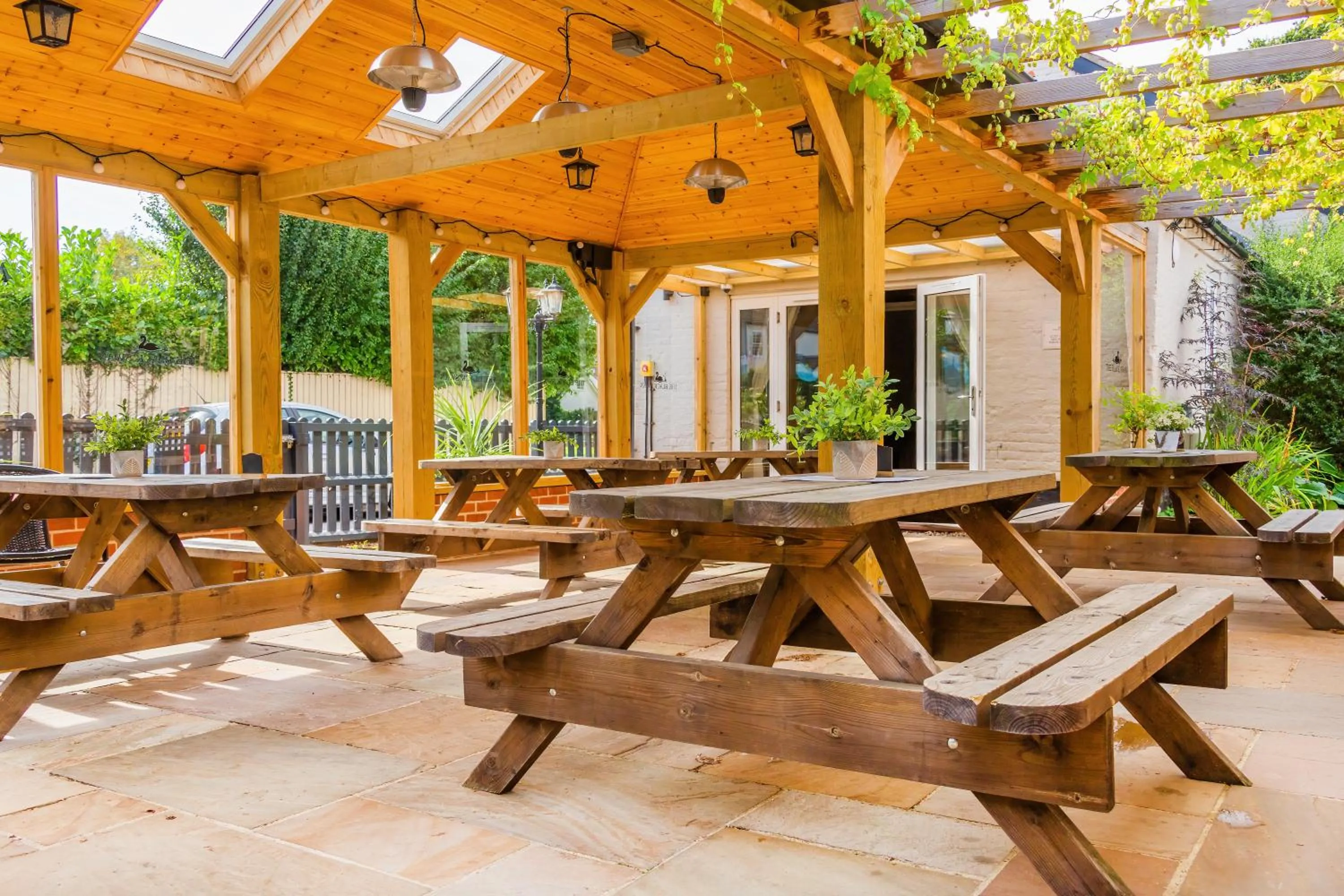 Garden in The Black Swan Inn