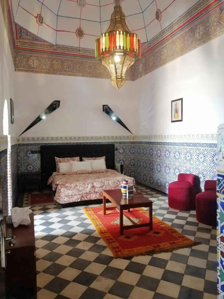 Photo of the whole room, Bed in Riad Freija-TAROUDANT