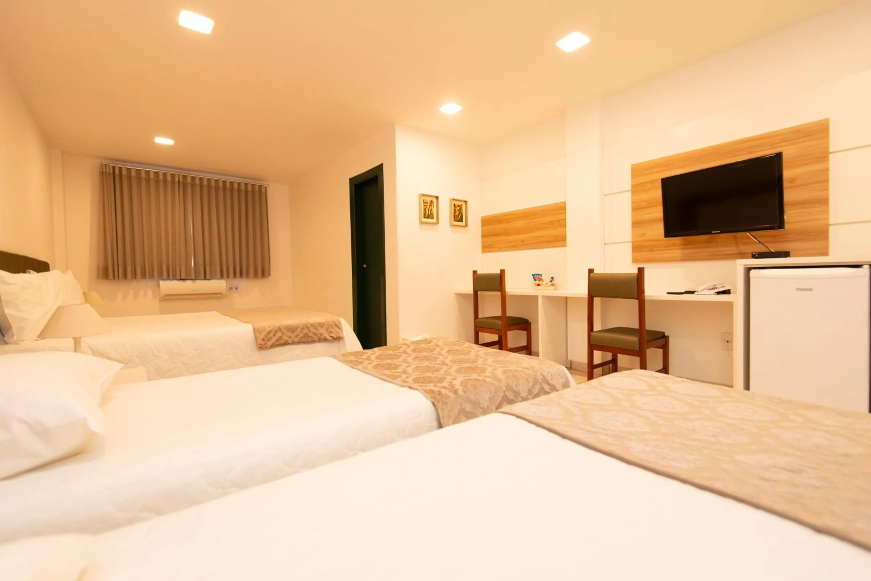 Bed in Cafezal Palace Hotel