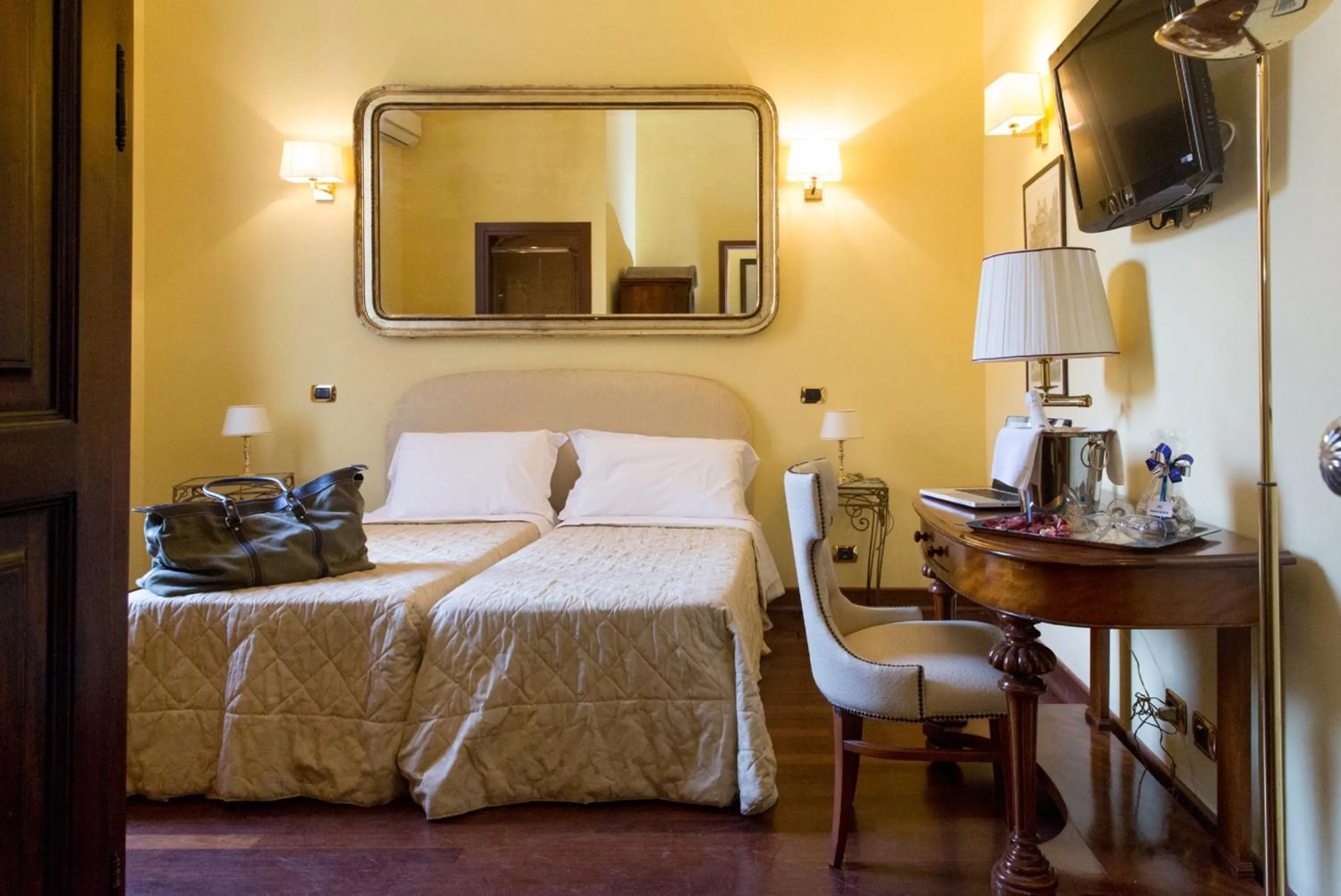 Bed in Vatican Domus