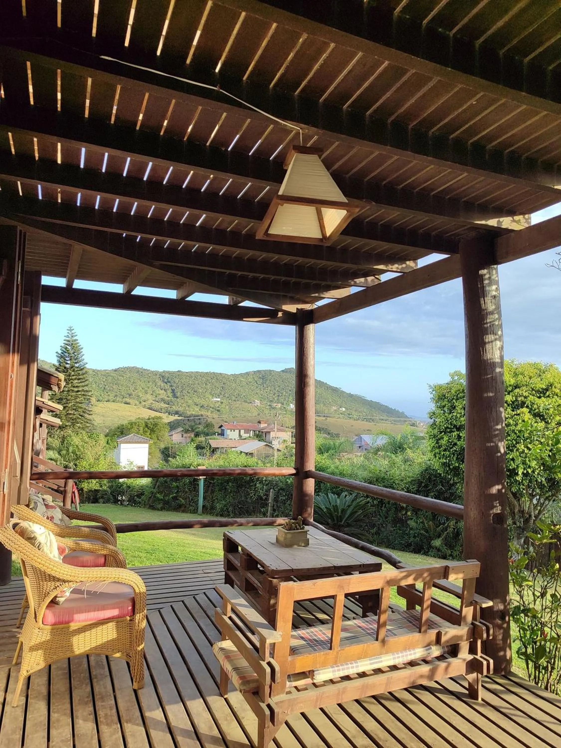 Balcony/Terrace in Pousada Casa Morango - Praia do Rosa - SC