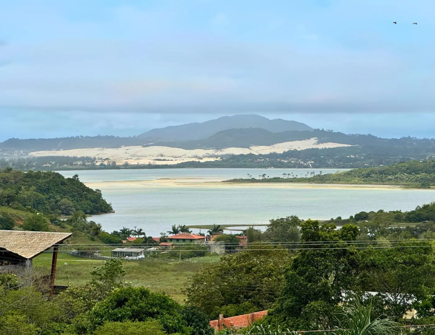 Lake view in Pousada Casa Morango - Praia do Rosa - SC