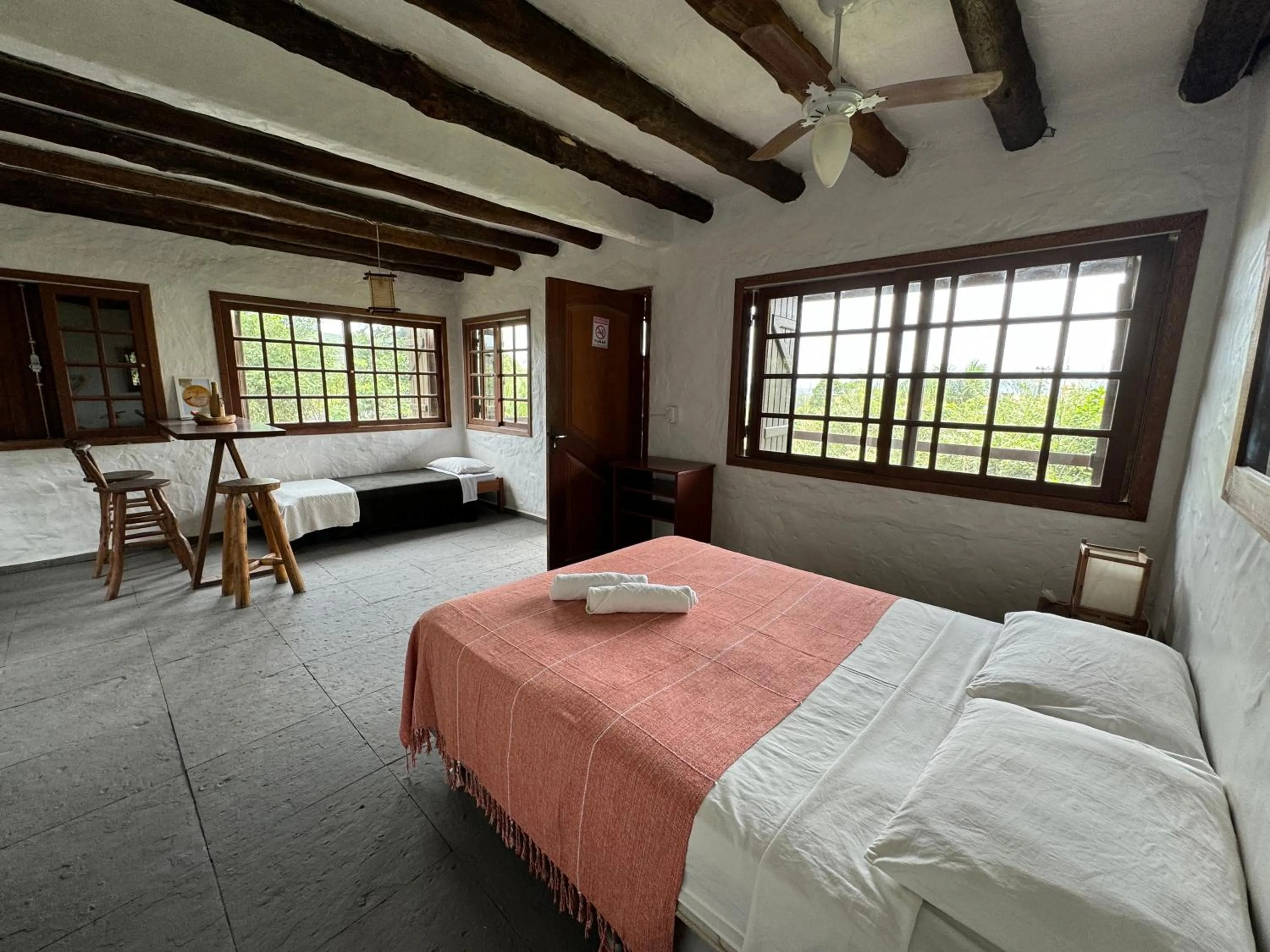 Bed in Pousada Casa Morango - Praia do Rosa - SC