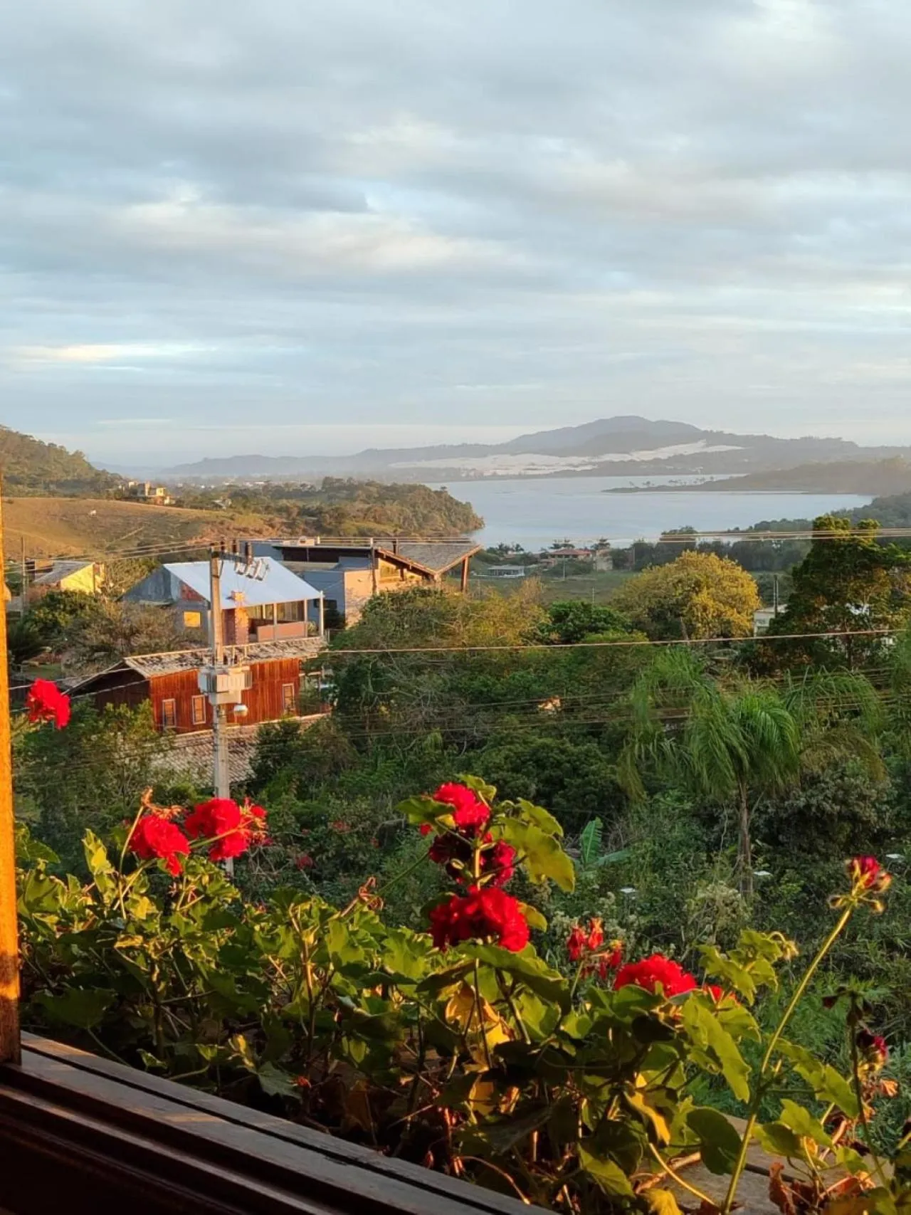 Lake view in Pousada Casa Morango - Praia do Rosa - SC