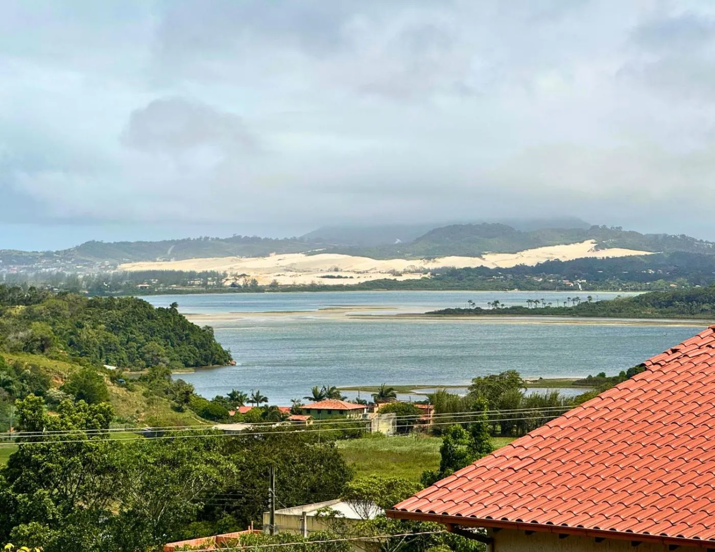 Lake view in Pousada Casa Morango - Praia do Rosa - SC