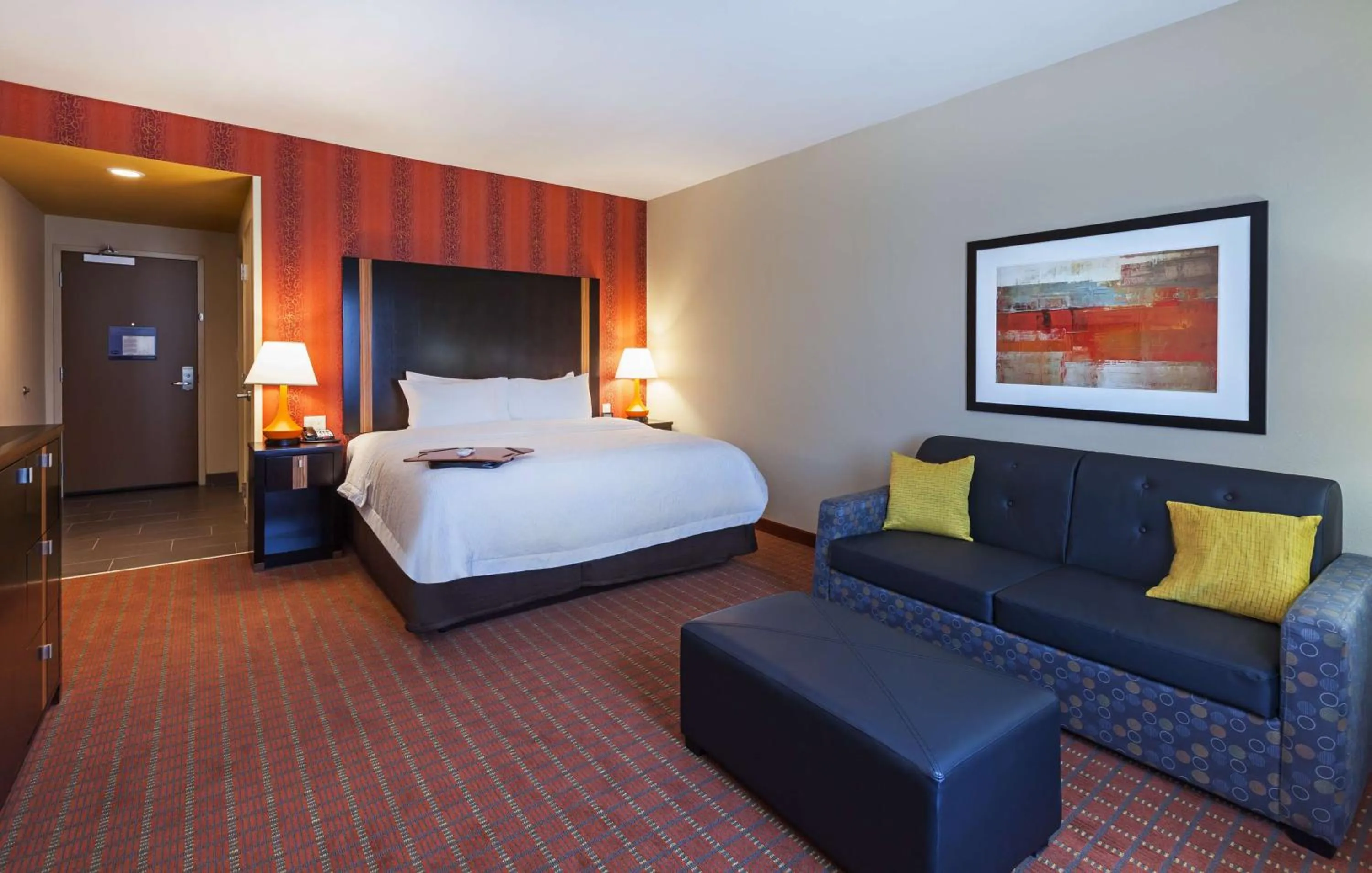 Bed in Hampton Inn Marion