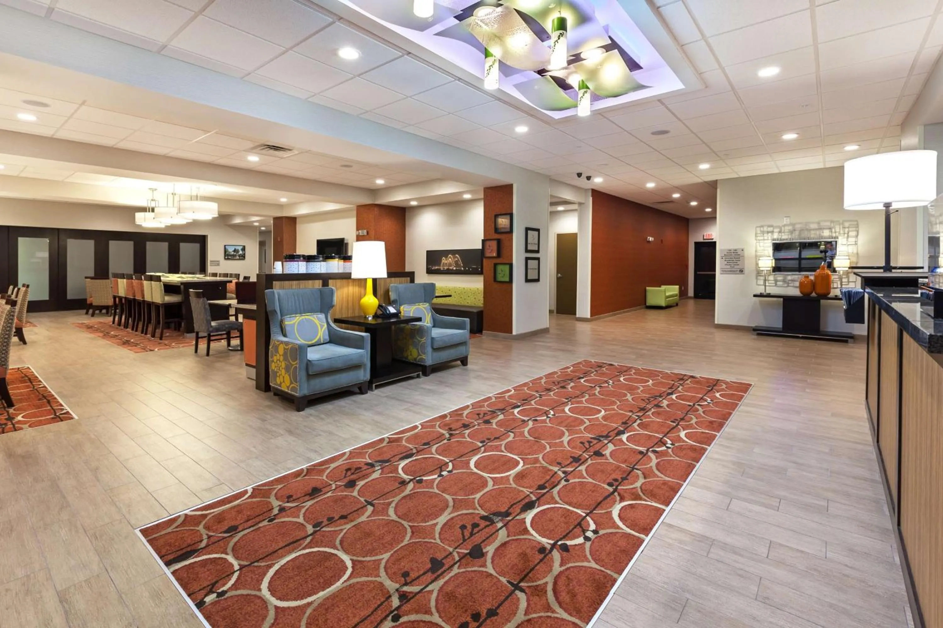 Lobby or reception in Hampton Inn Marion