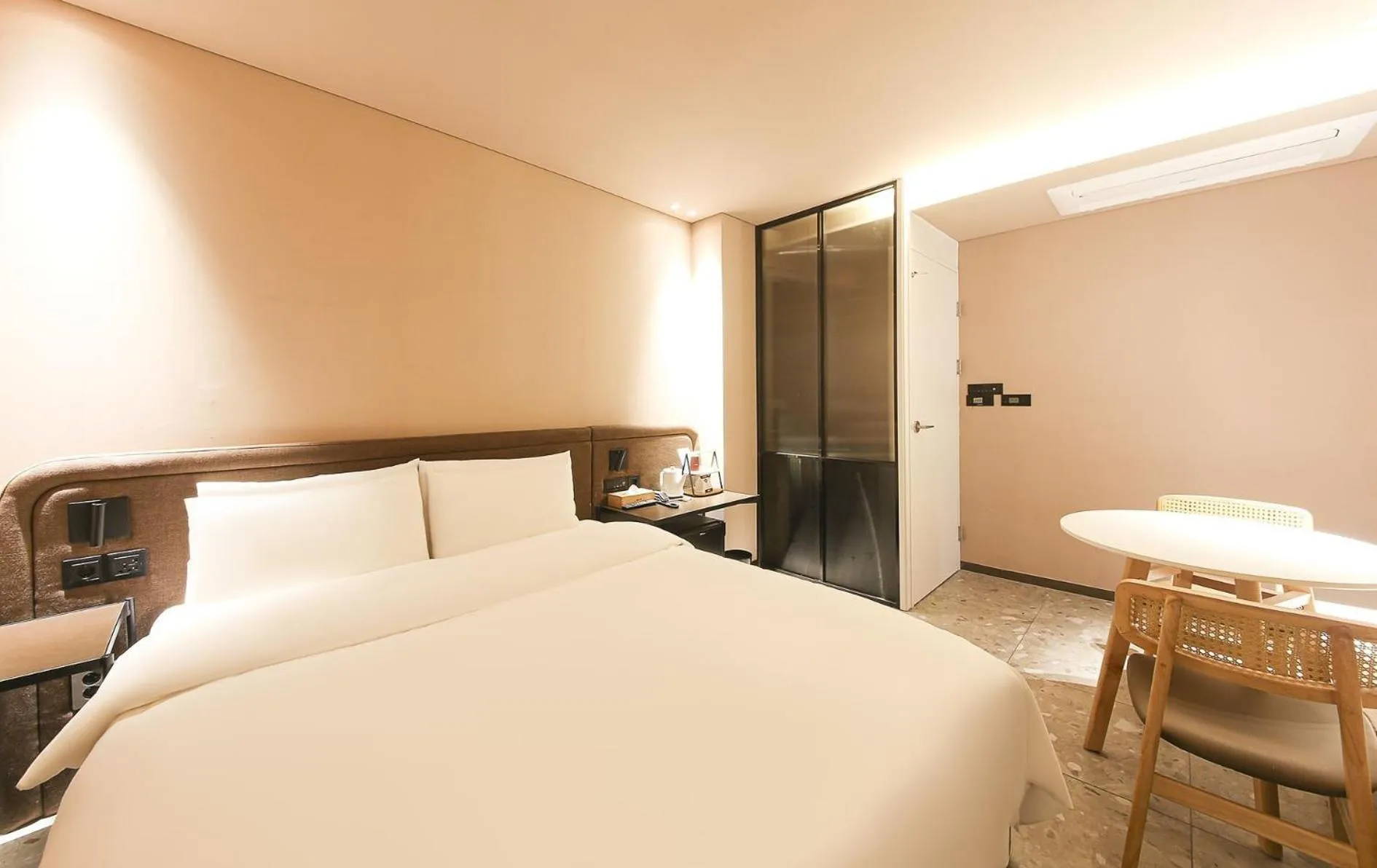 Bed in 뮤트호텔 대연 MUTE HOTEL Daeyeon Busan
