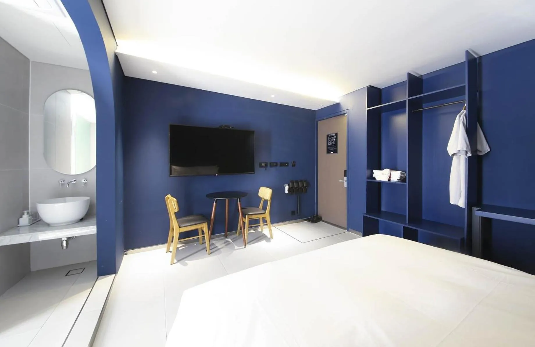 Bed in 뮤트호텔 대연 MUTE HOTEL Daeyeon Busan