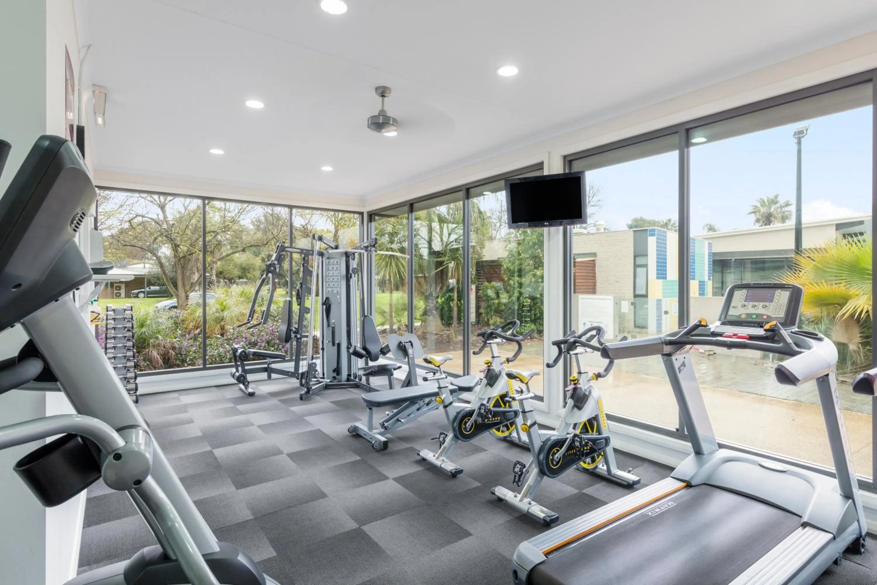 Fitness centre/facilities in RACV Cobram Resort