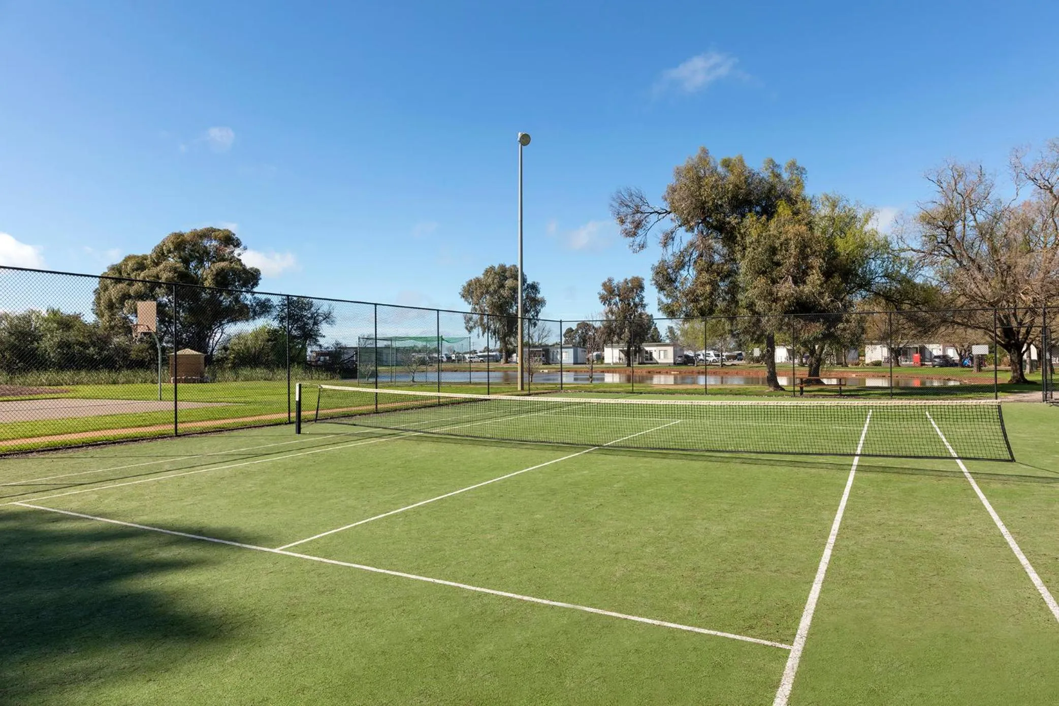 Tennis court in RACV Cobram Resort