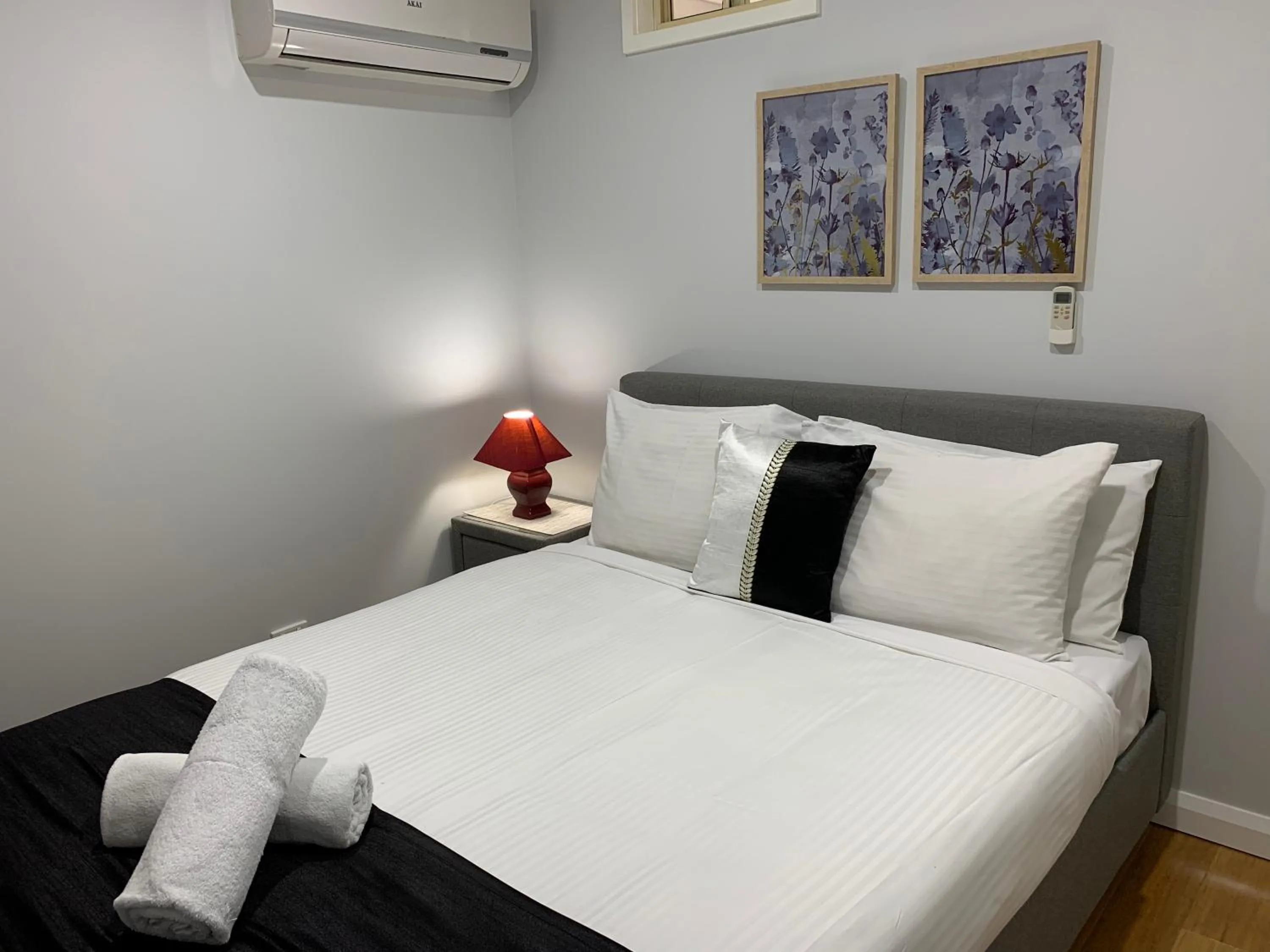 Bed in Branxton House Motel