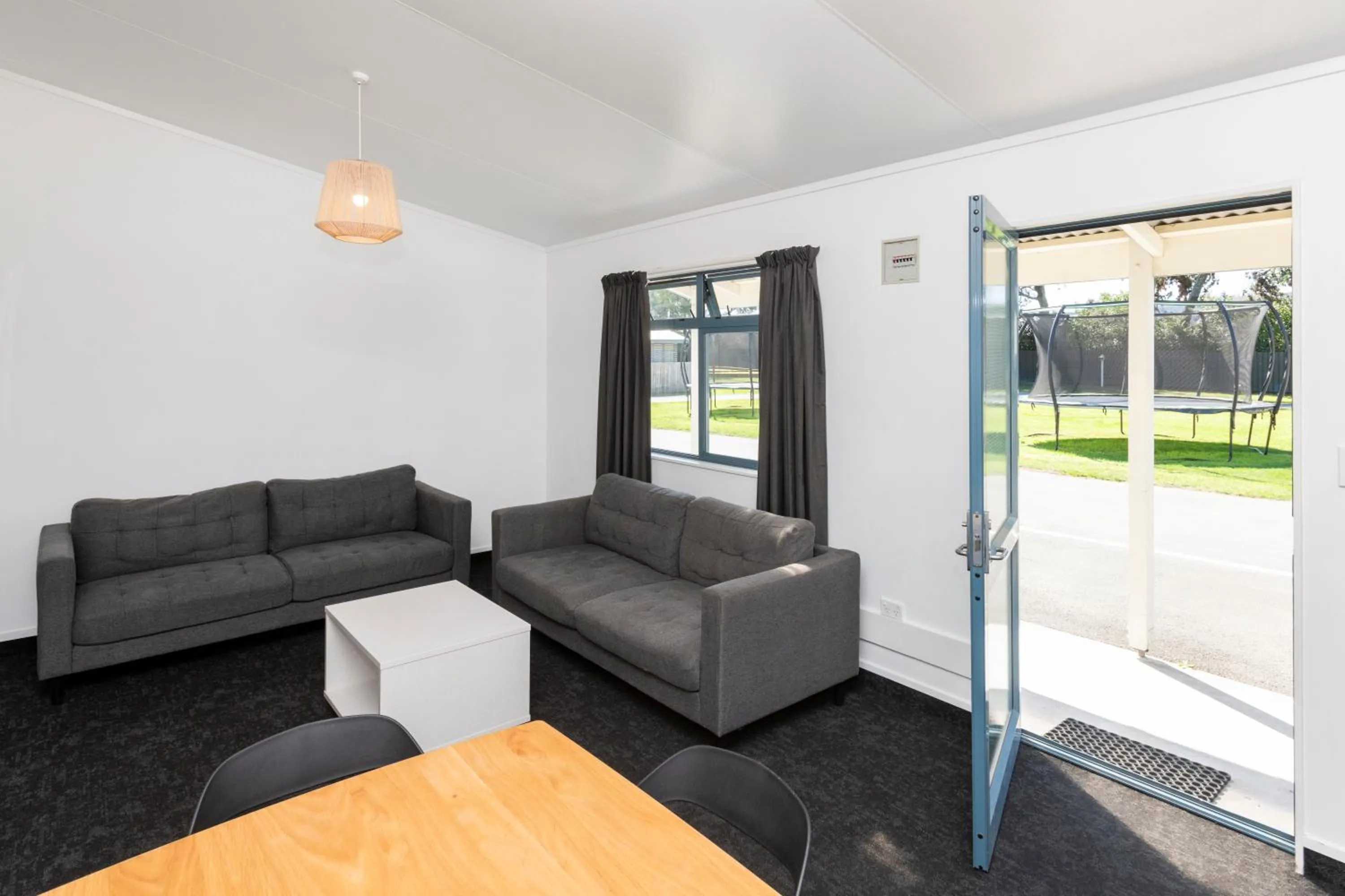 Living room in Waikanae Beach TOP 10 Holiday Park