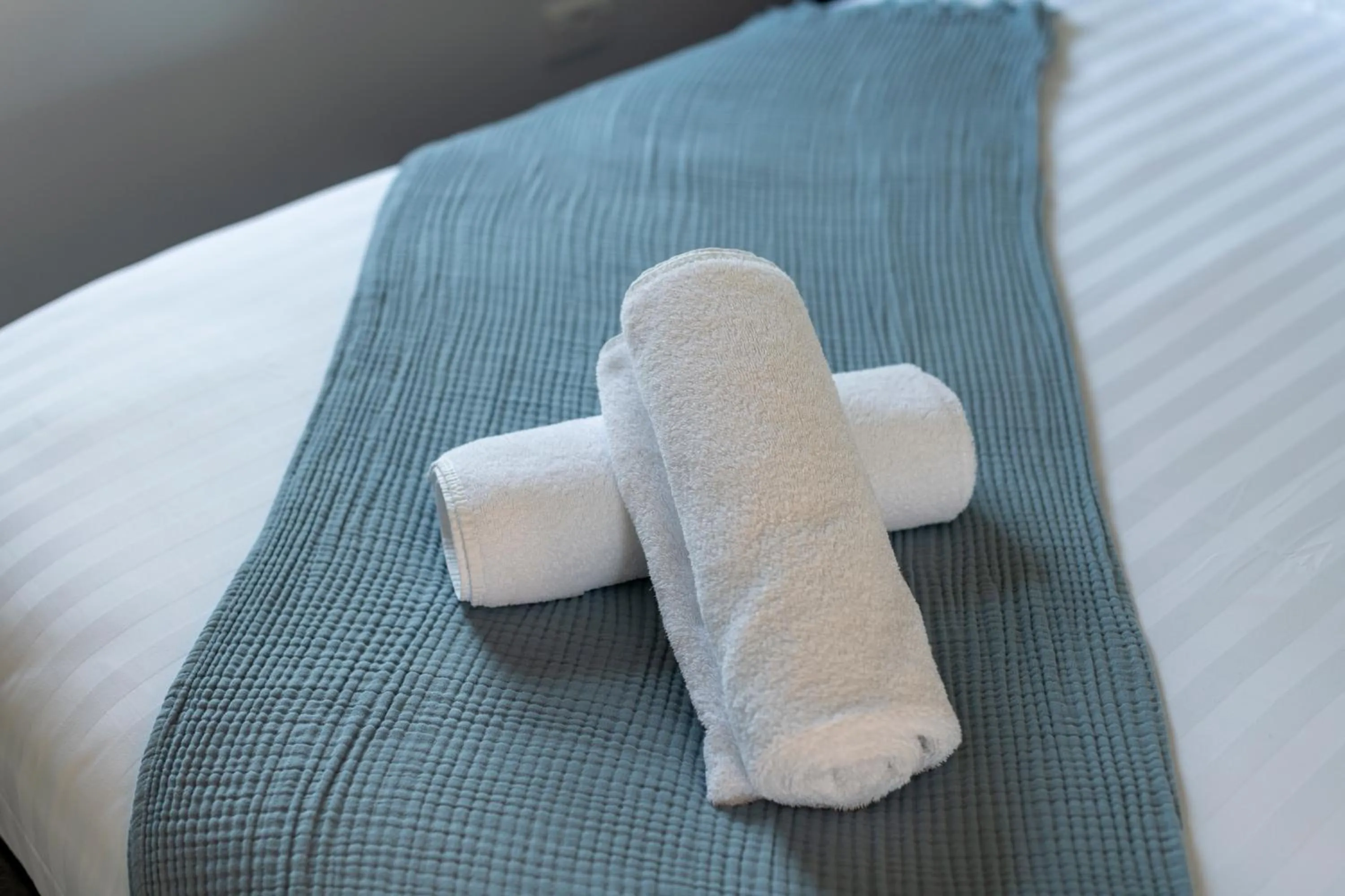 Decorative detail, Bed in Waikanae Beach TOP 10 Holiday Park