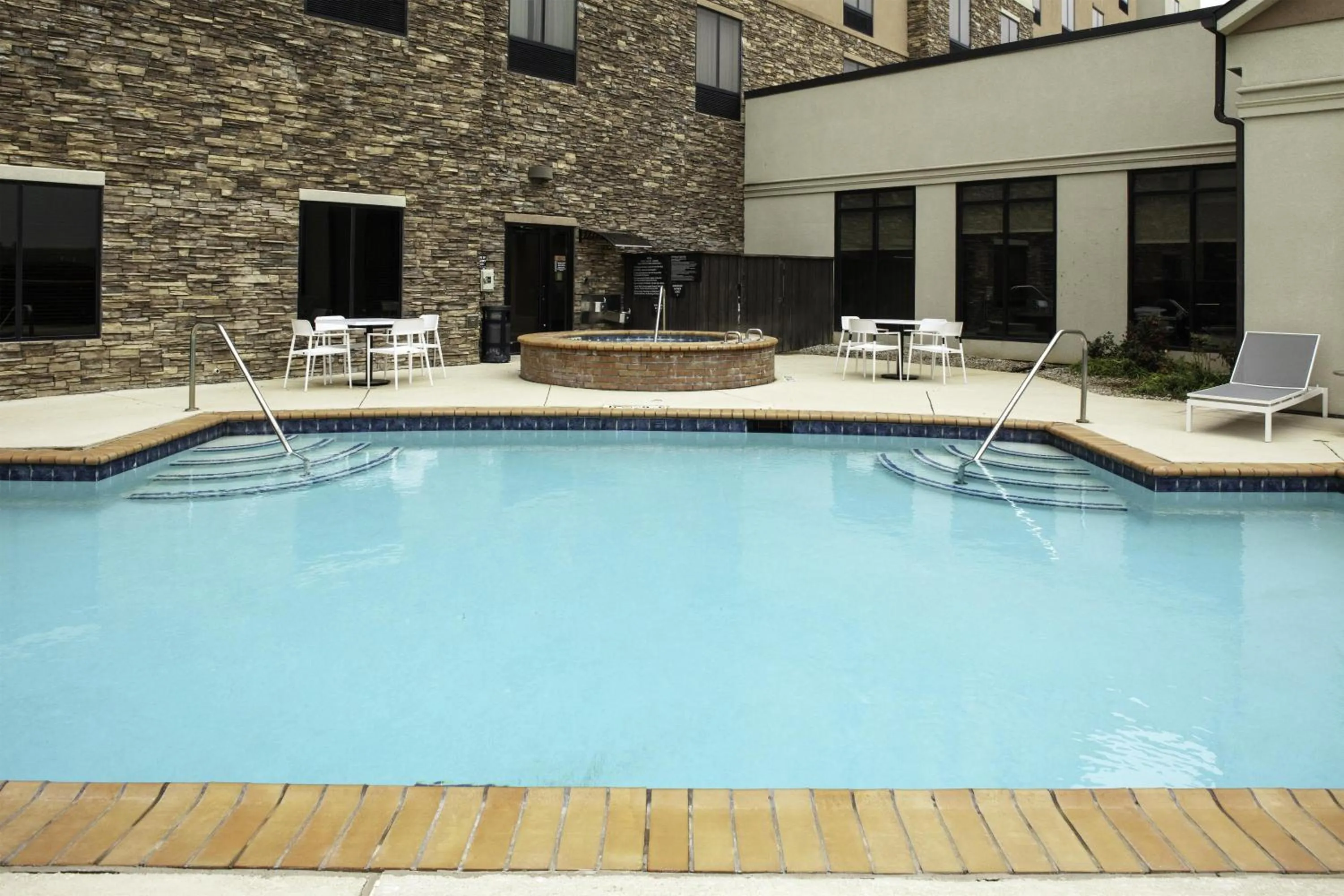 Pool view in Hilton Garden Inn Denison/Sherman/At Texoma Event Center