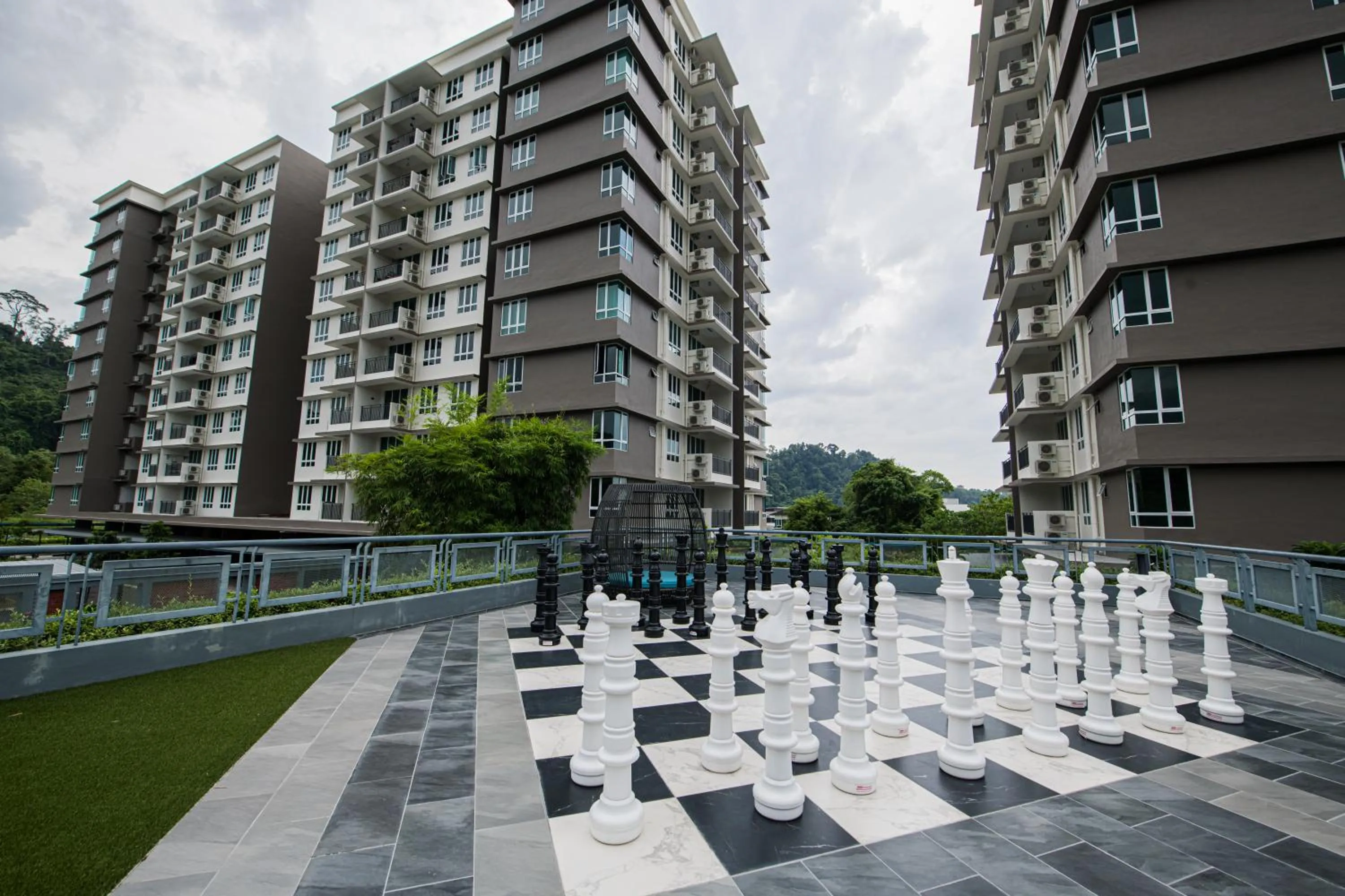 Property building in Trival Broadway Hut Homestay Sri Indah, Sandakan