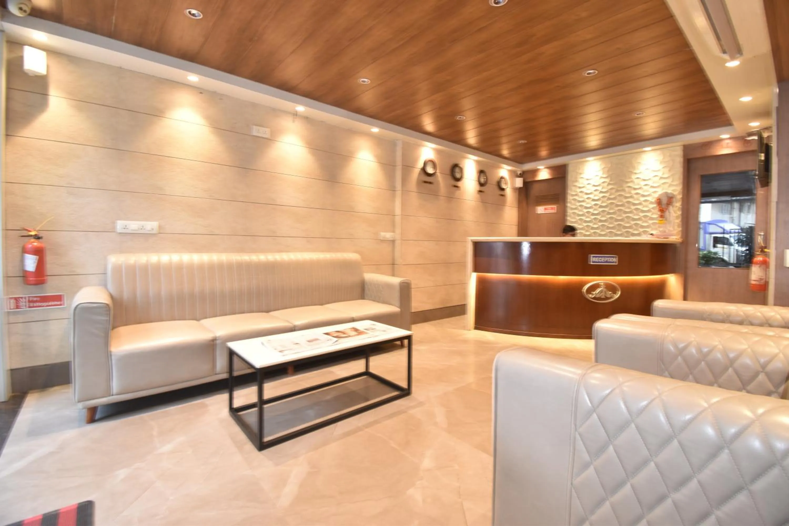 Lobby or reception in The Aarya A Smart Business Hotel