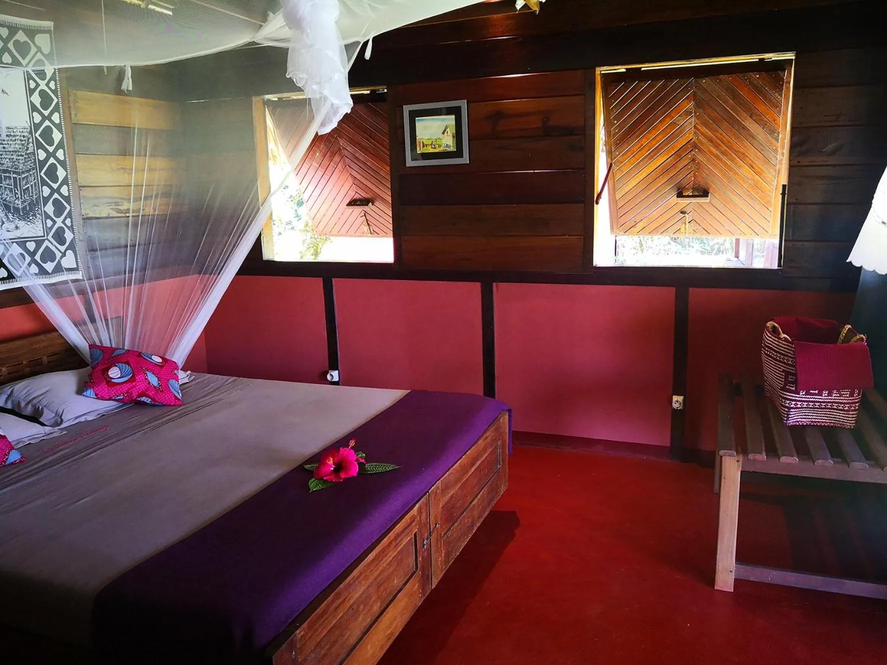 Photo of the whole room, Bed in Boraha Village Ecolodge