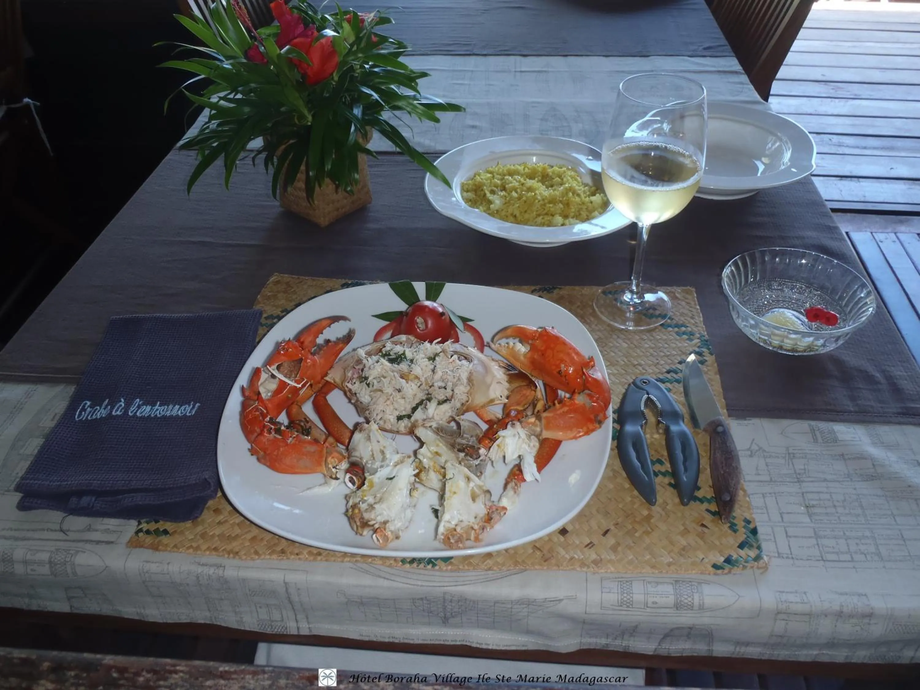 Food in Boraha Village Ecolodge