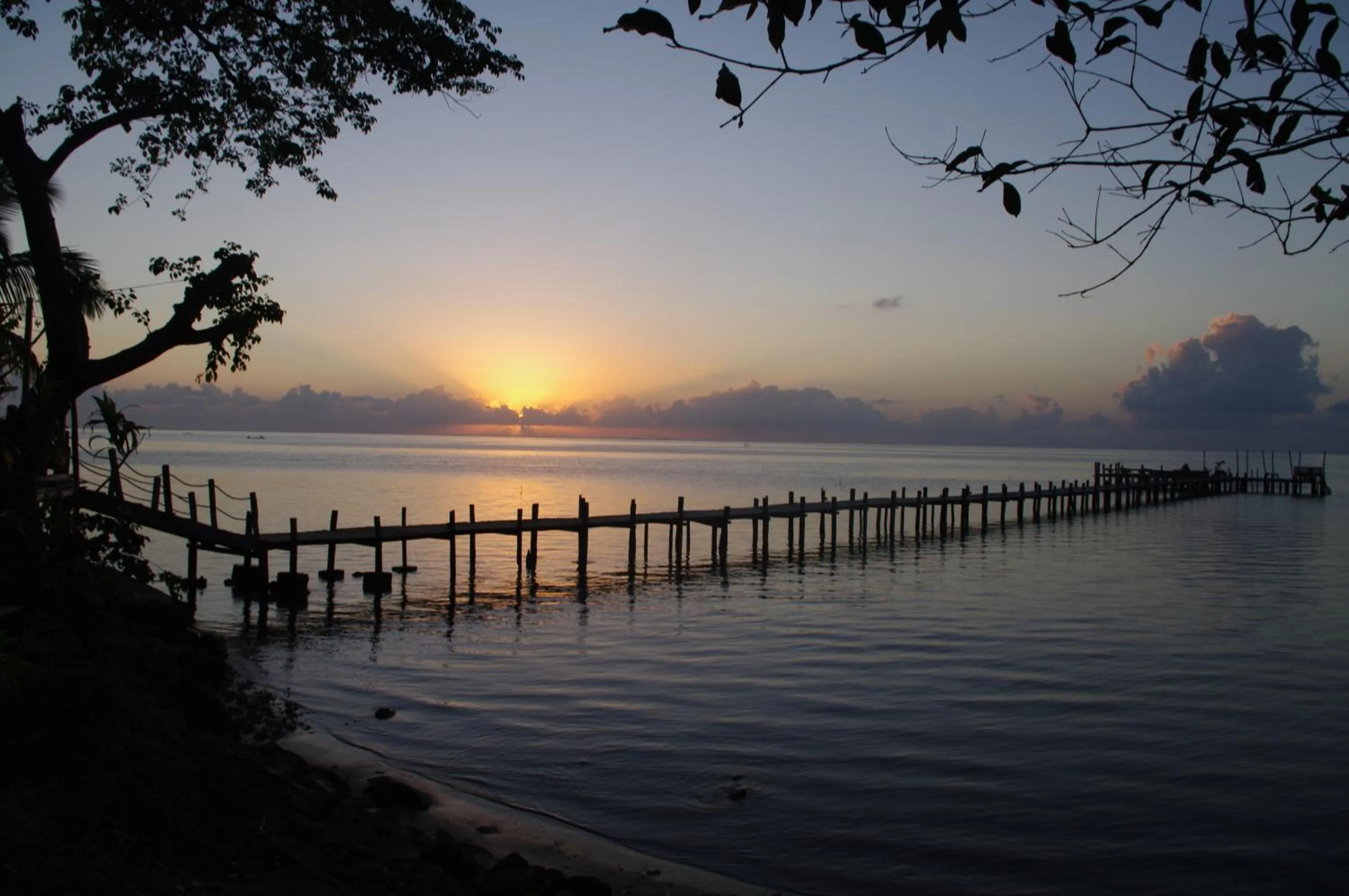 Sunrise in Boraha Village Ecolodge