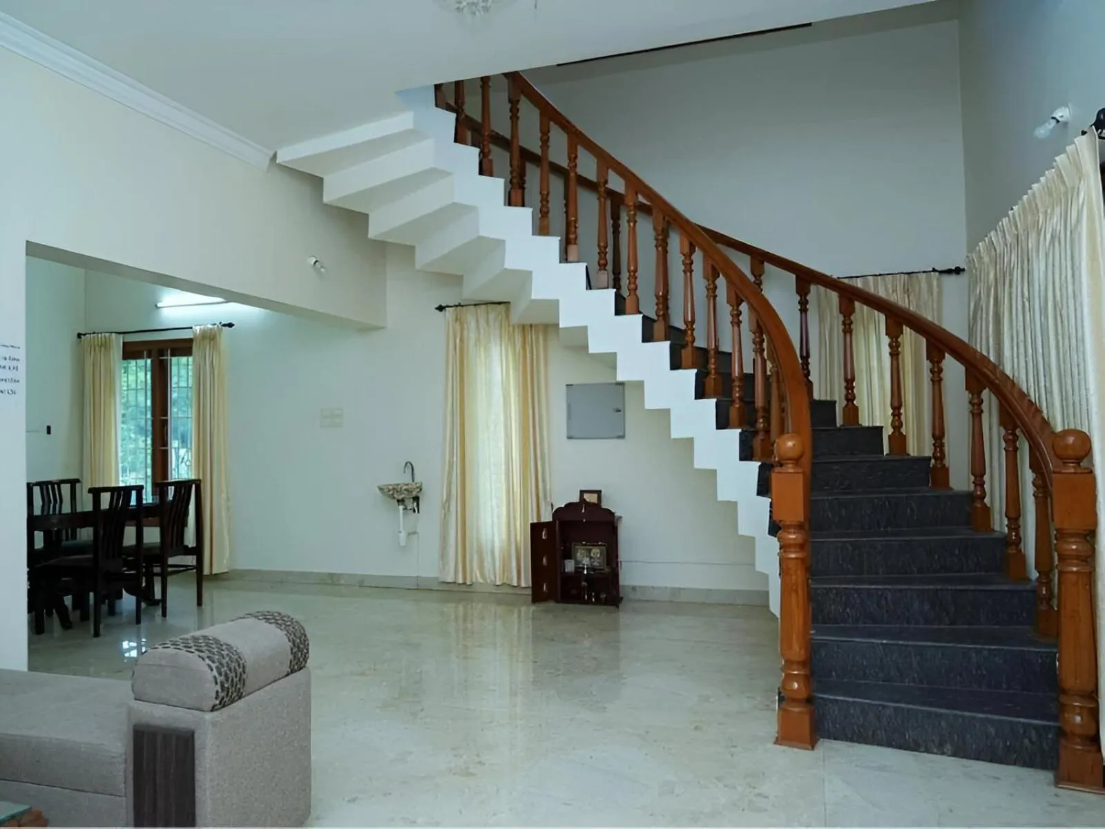 Kitchen or kitchenette in Virsaa Holiday Home