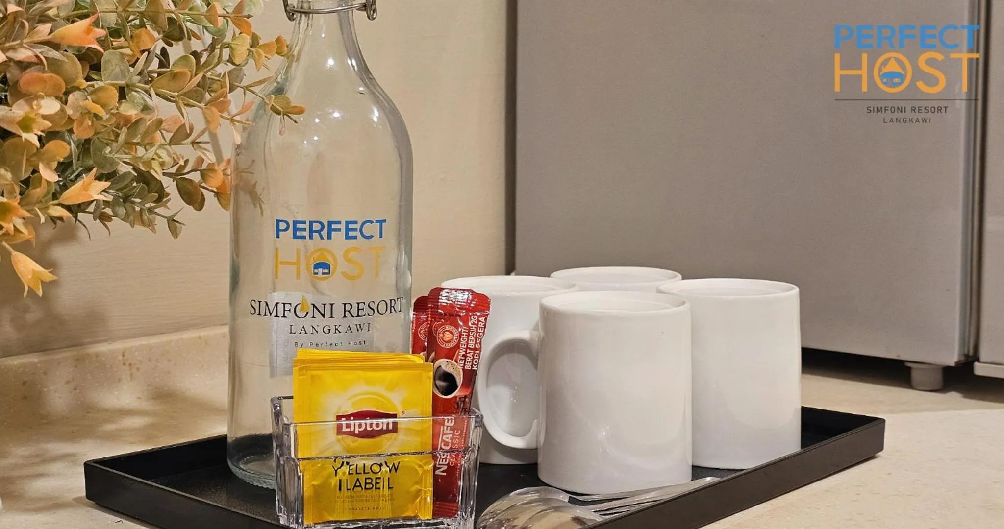 Kitchen or kitchenette in Simfoni Resort Langkawi by Perfect Host