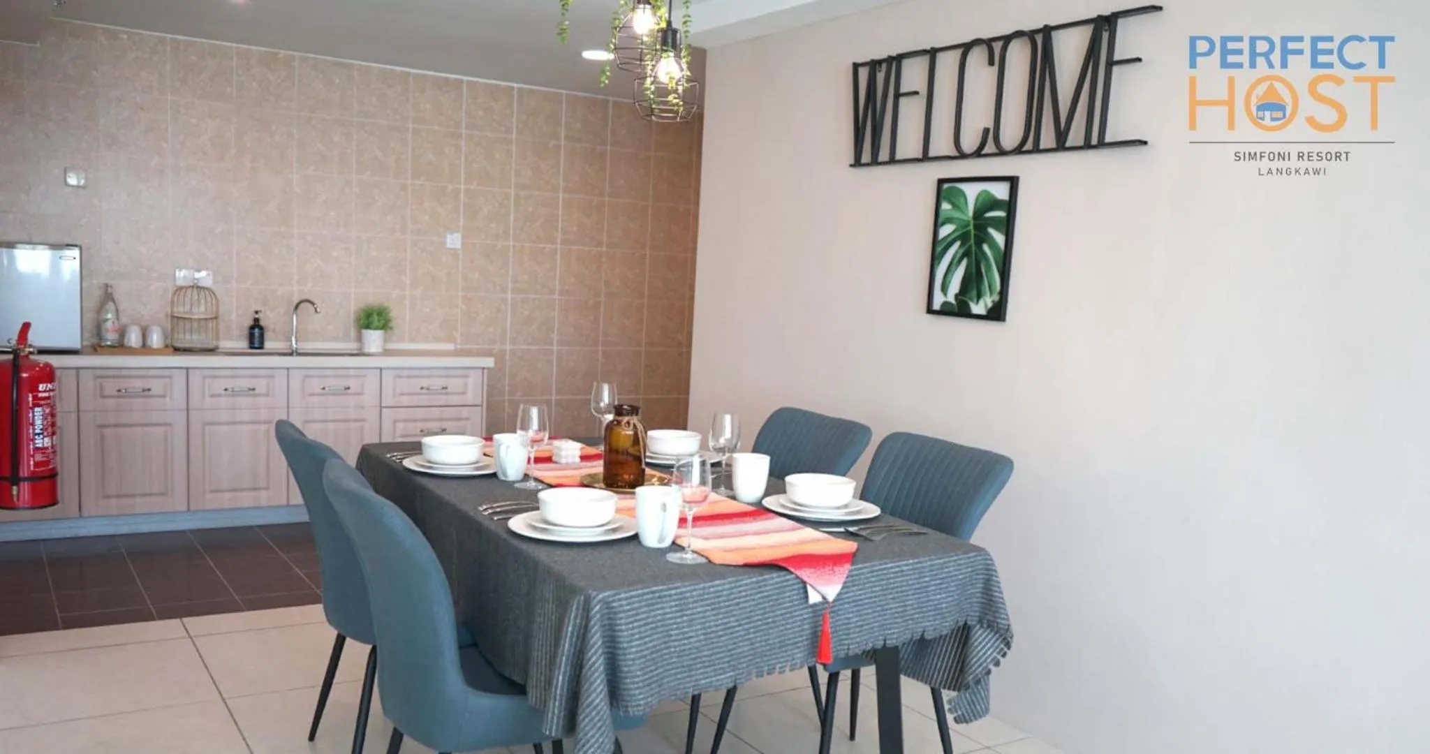 Kitchen or kitchenette in Simfoni Resort Langkawi by Perfect Host